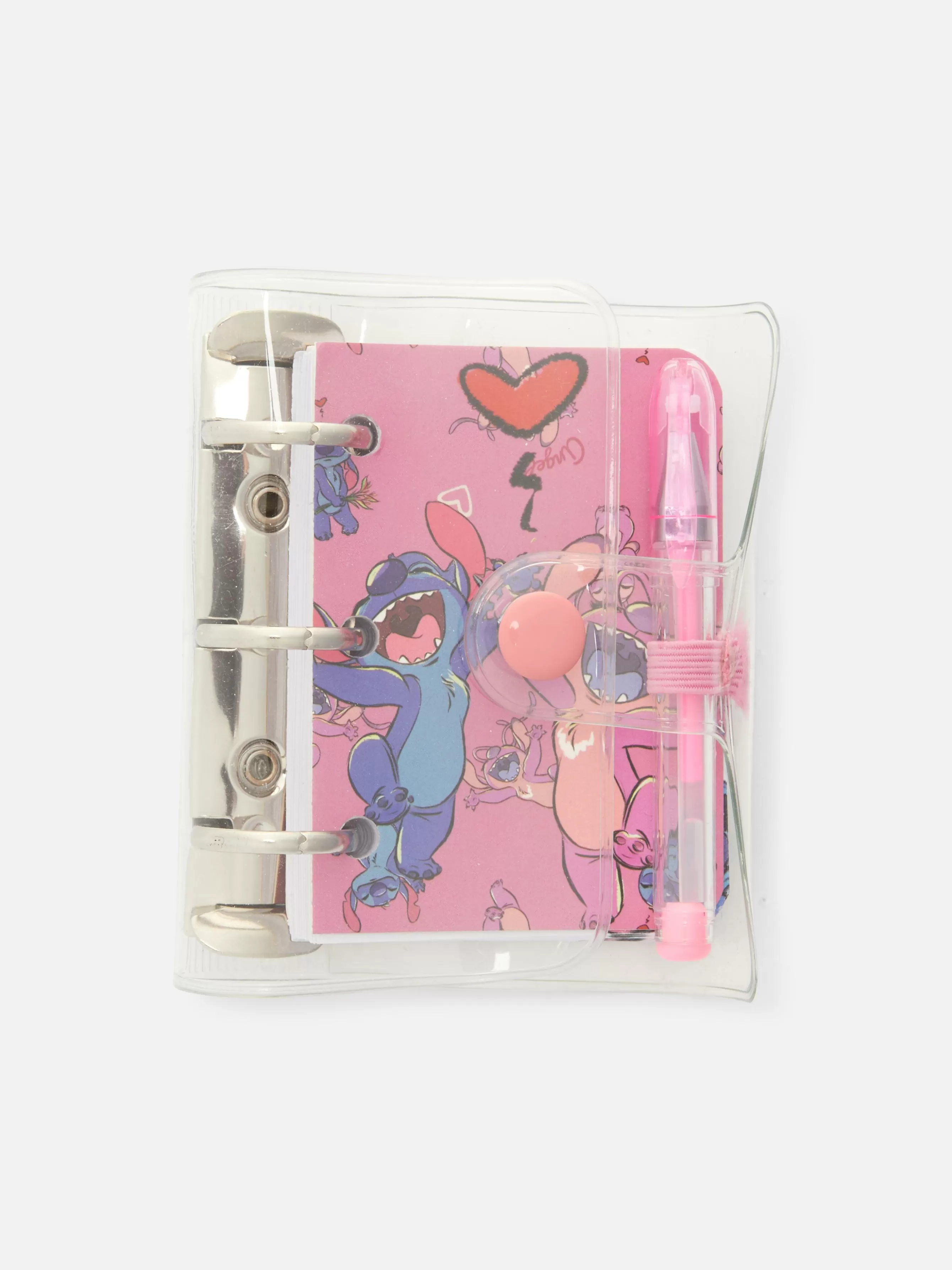 Outlet Primark Mini Carnet Disney Stitch Rose