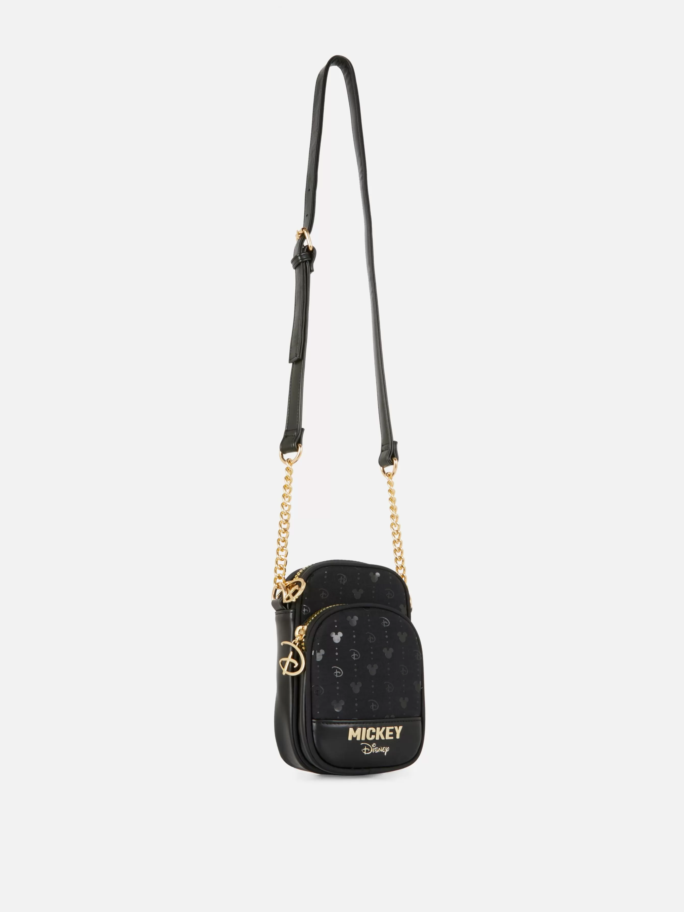 New Primark Mini Sac à Bandoulière Disney Mickey Mouse Noir