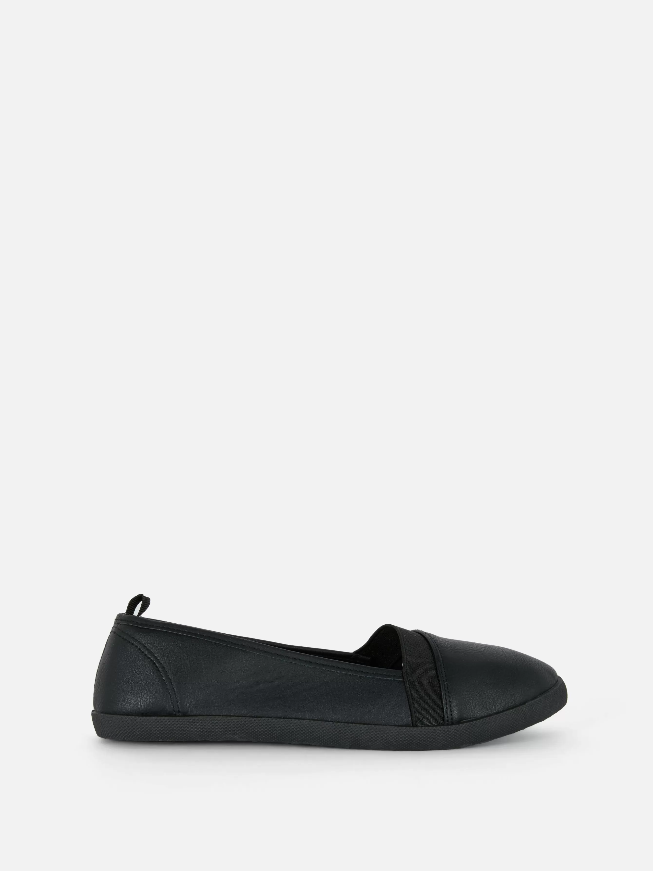 Discount Primark Mocassins à Enfiler En Simili Cuir Noir