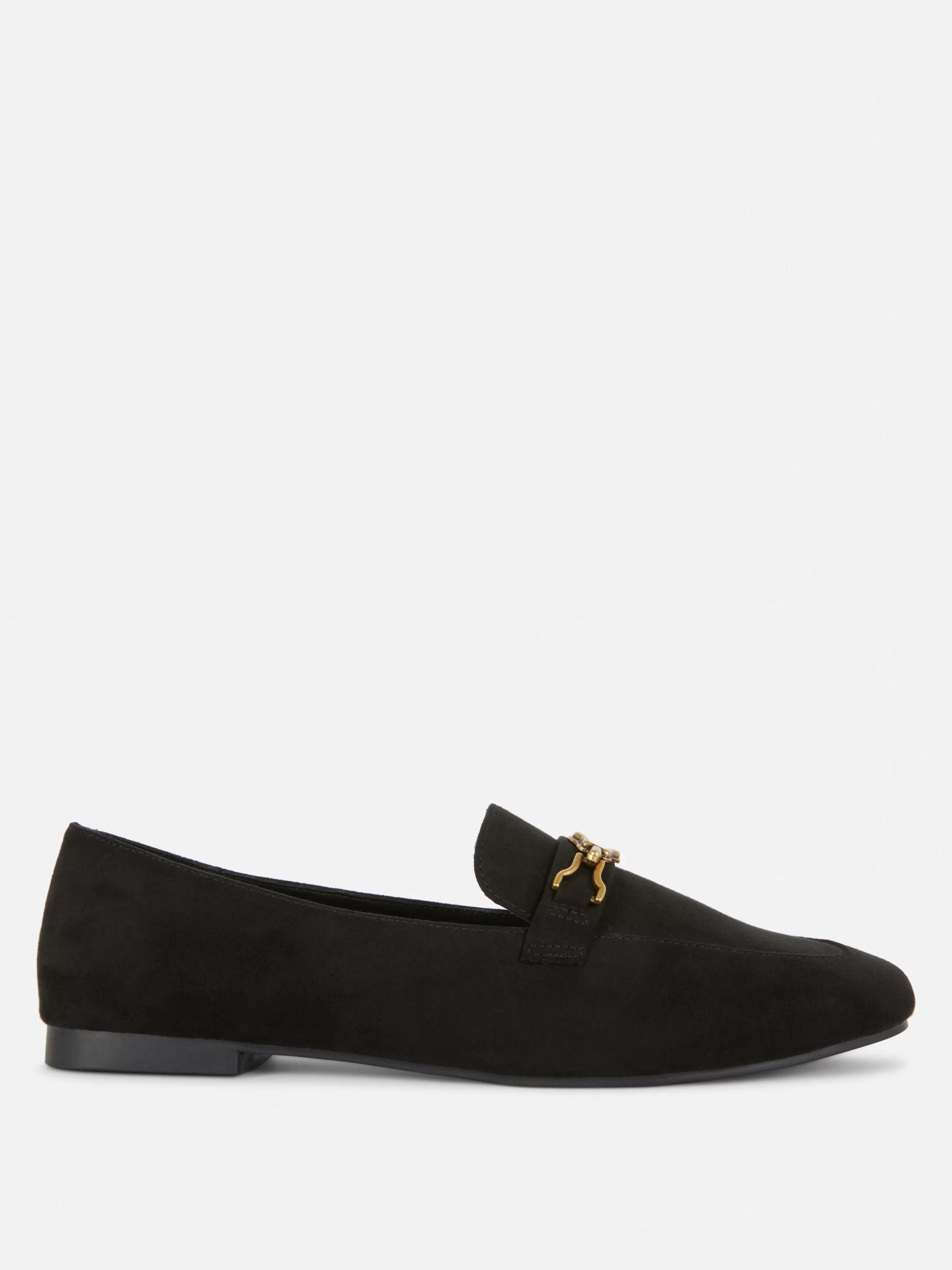 Sale Primark Mocassins Avec Chaîne - Pointure Large Noir