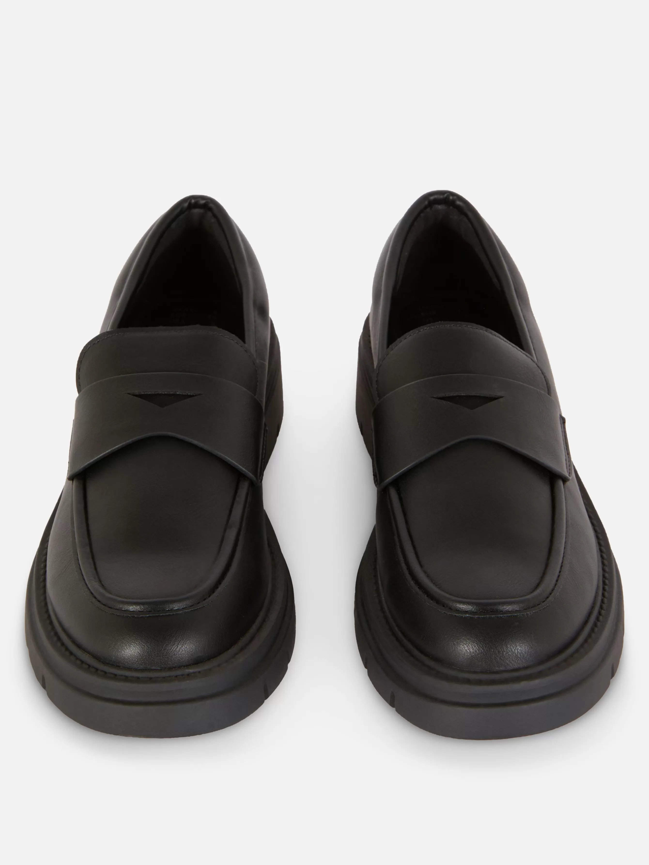 Best Primark Mocassins En Simili Cuir à Semelle épaisse Noir