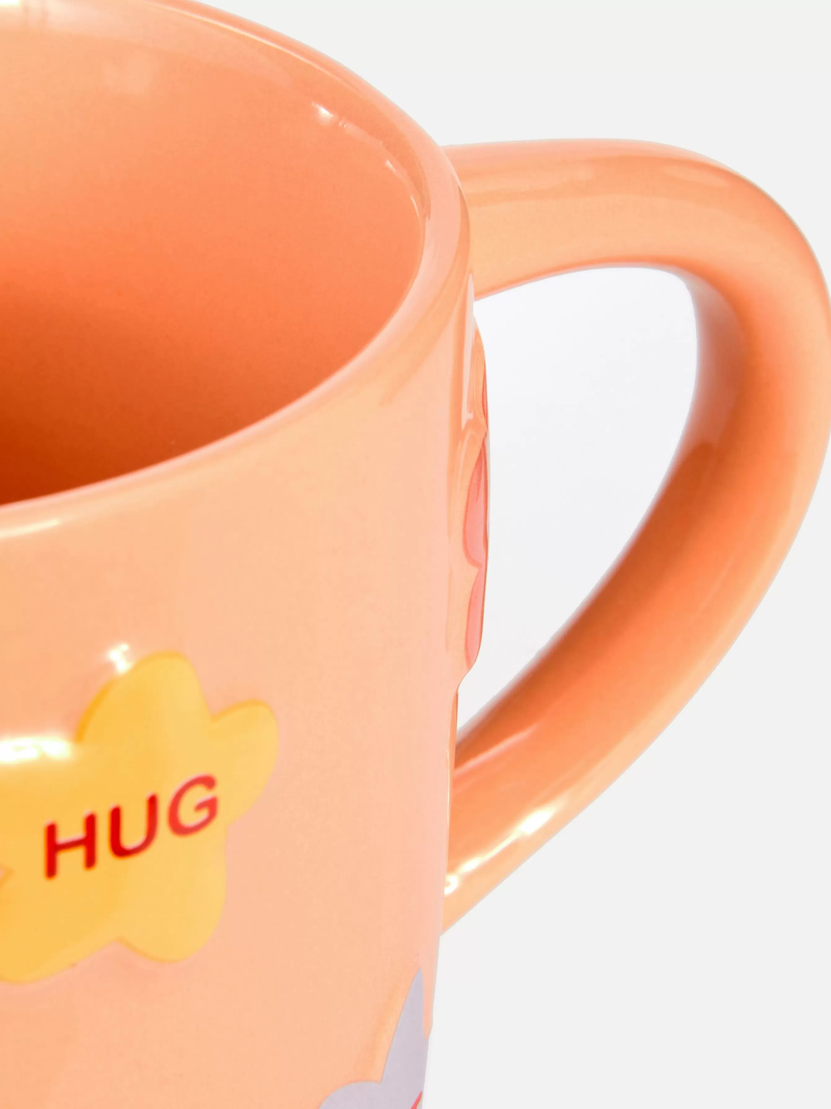 Discount Primark Mug à Fleurs En Relief Pêche