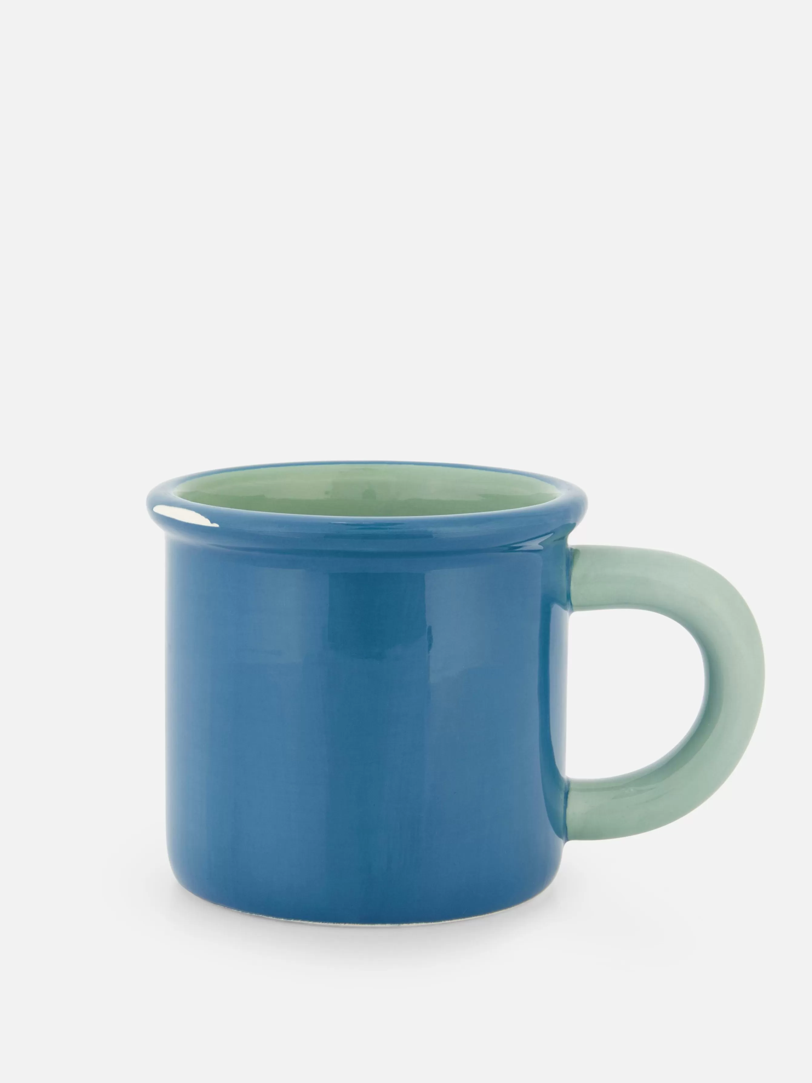 Clearance Primark Mug De Style Camping Bleu