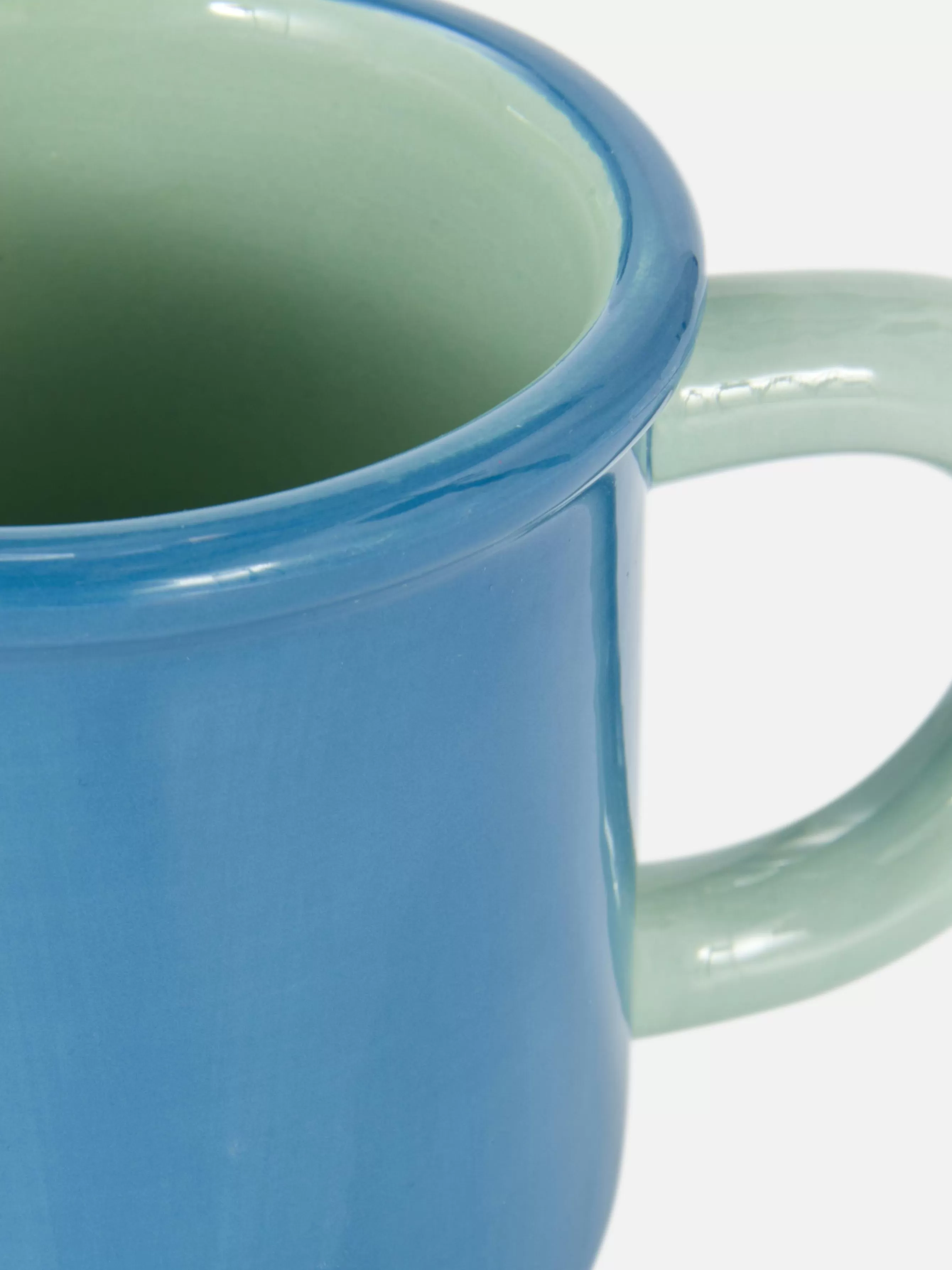 Clearance Primark Mug De Style Camping Bleu