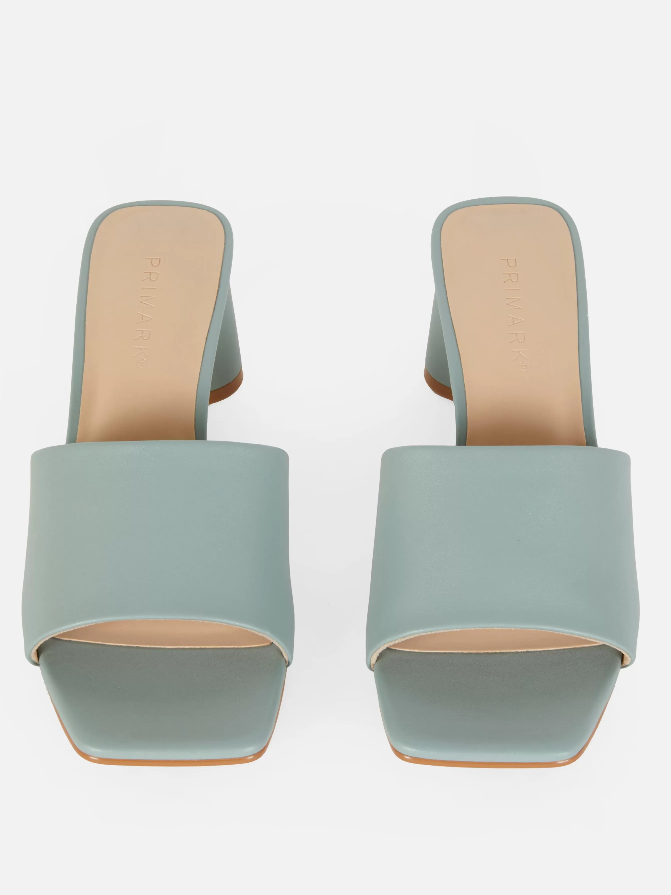 Best Primark Mules à Talon Bloc Vert