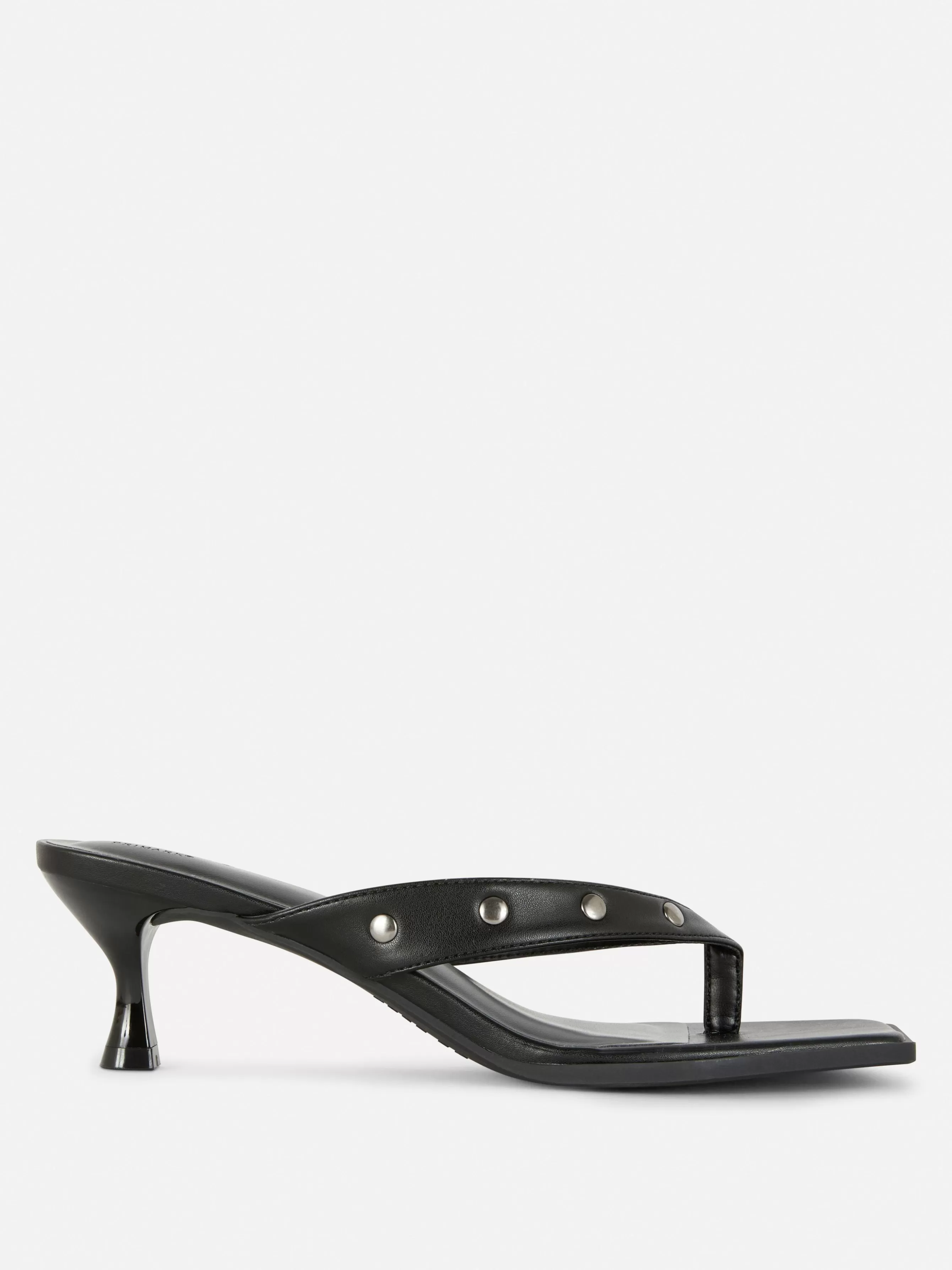 Cheap Primark Mules Cloutées En Simili Cuir Rita Ora Noir