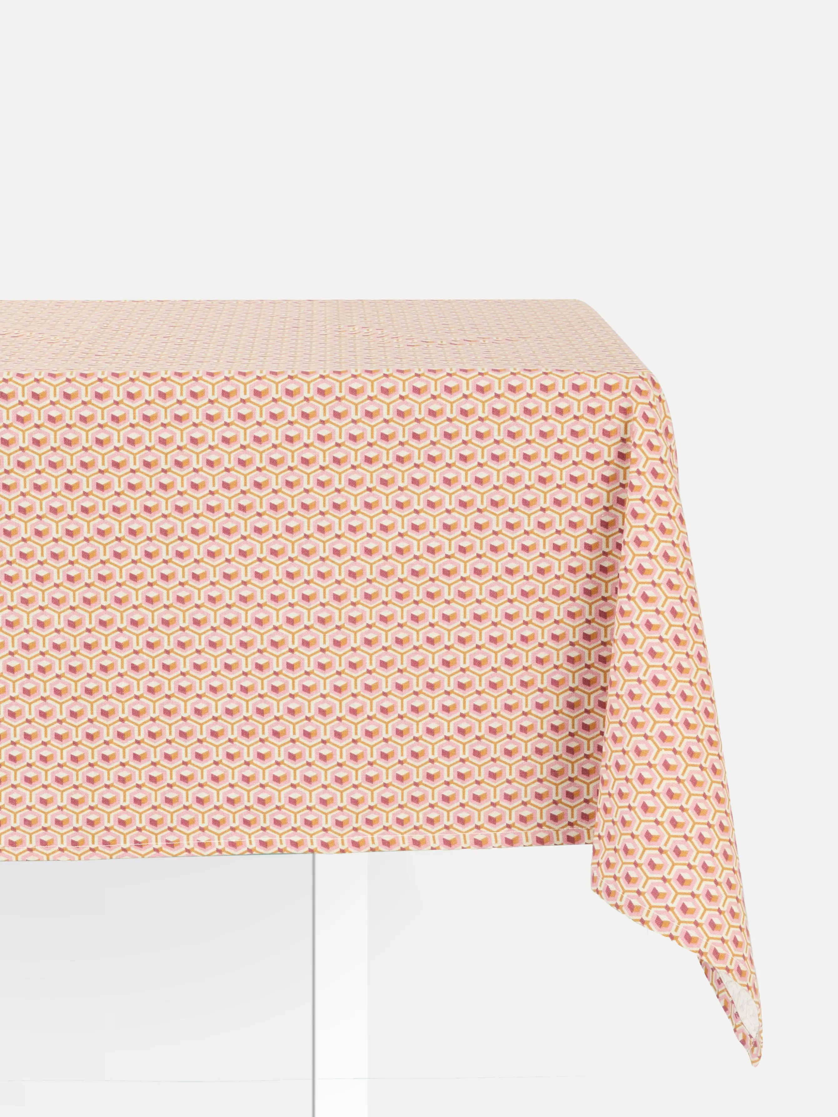 Fashion Primark Nappe à Motif Géométrique Rose