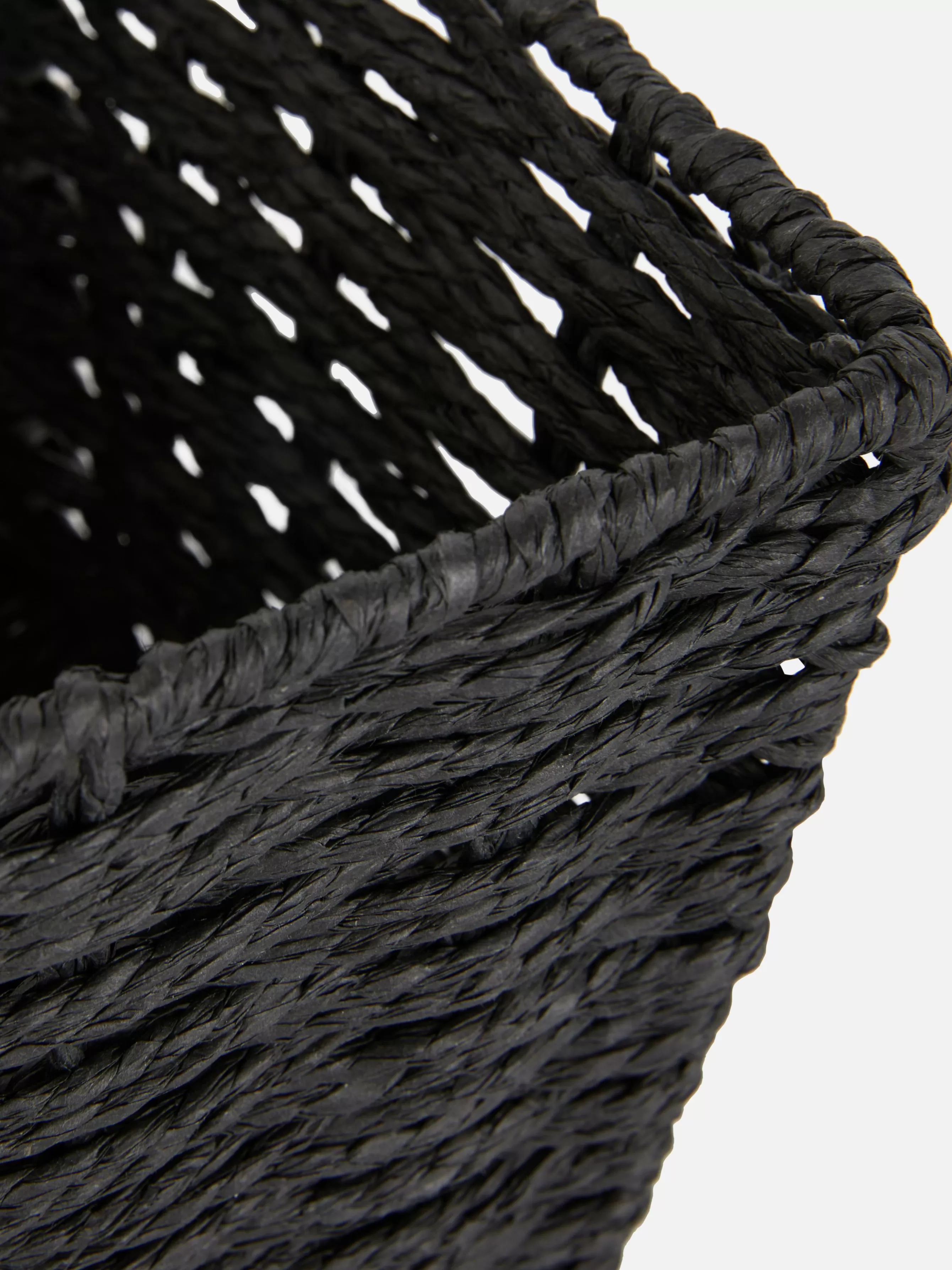 Outlet Primark Panier De Rangement En Corde De Papier Noir