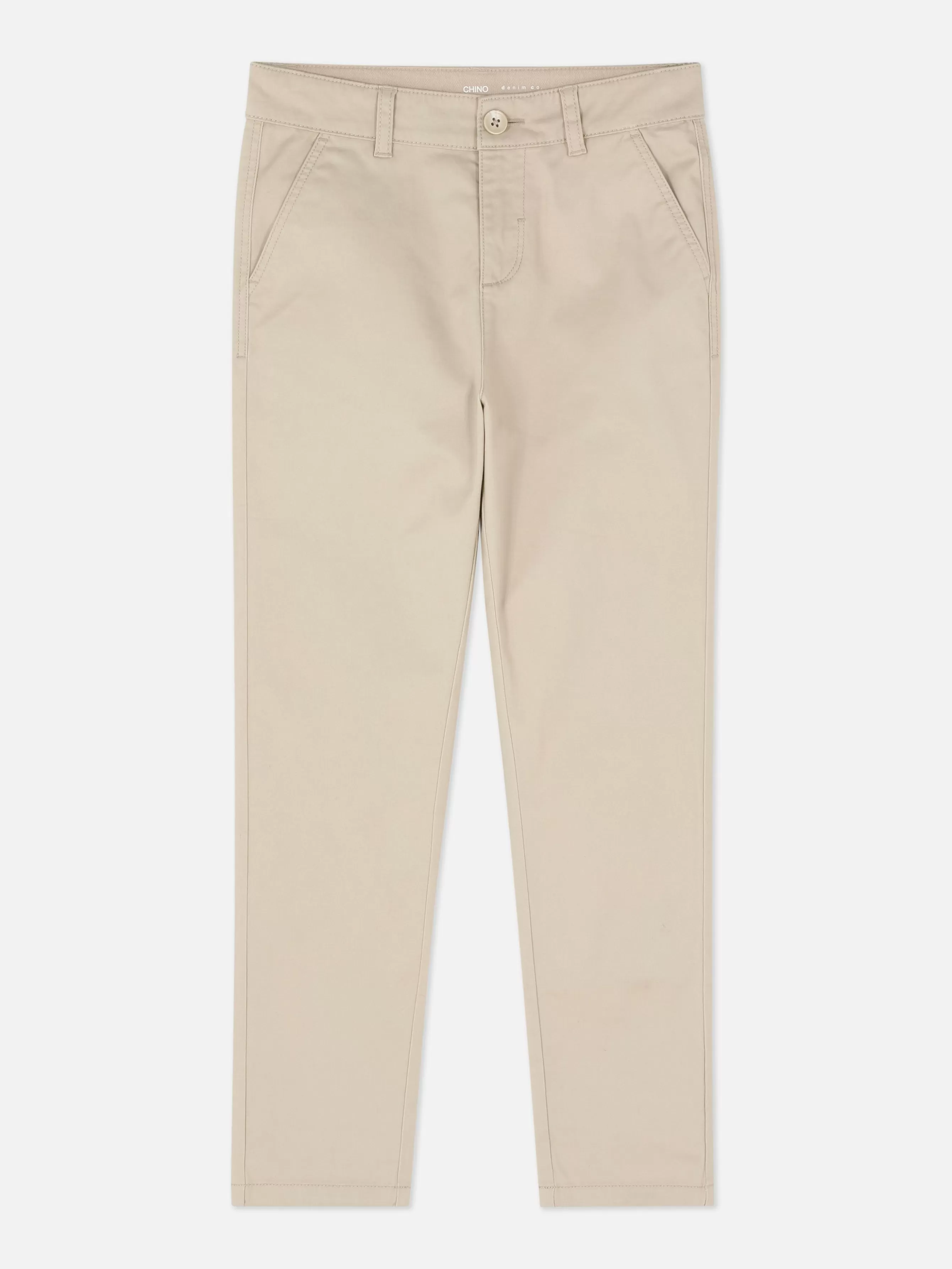 Discount Primark Pantalon Chino Ado Grège