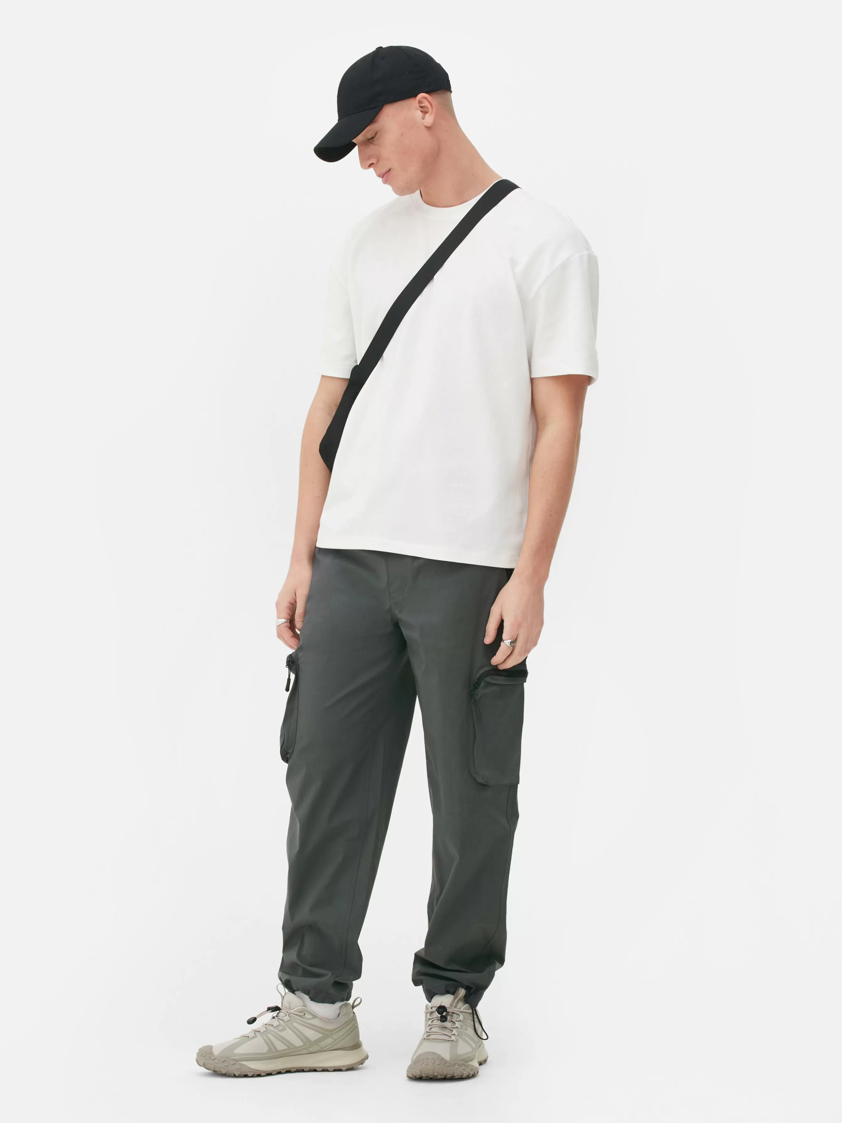 Cheap Primark Pantalons Cargo Technique Gris