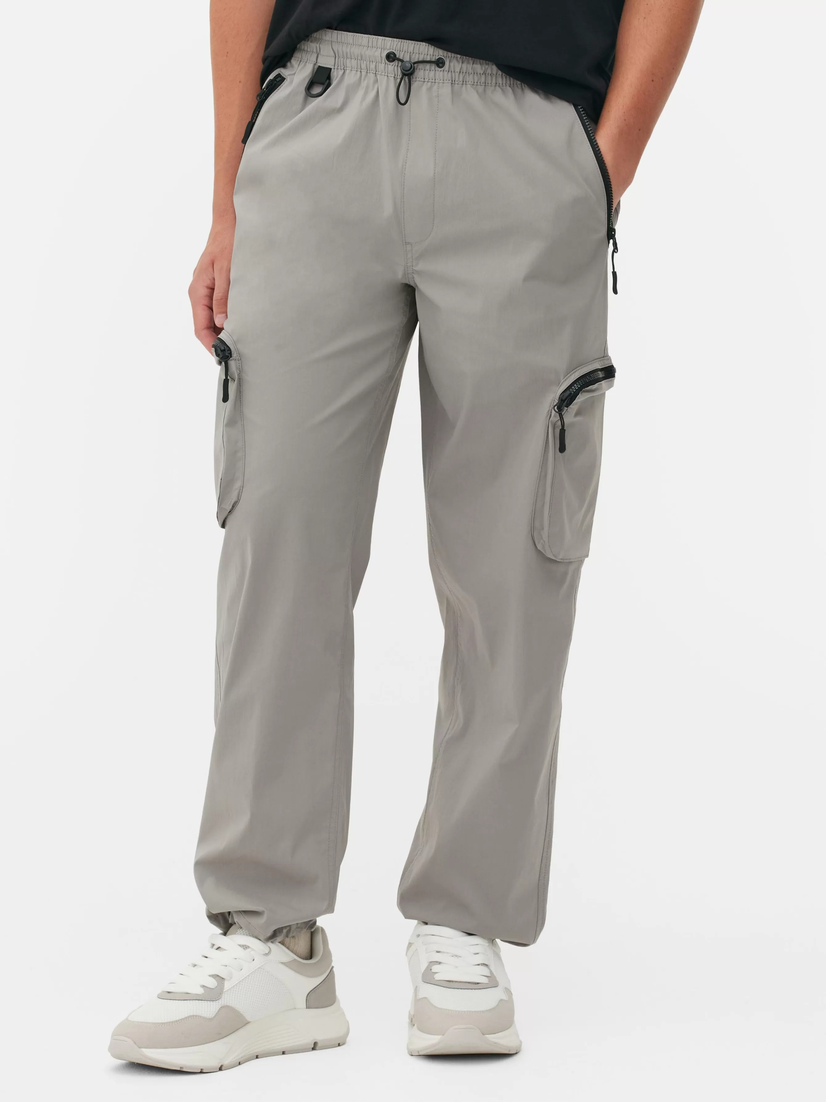 Discount Primark Pantalons Cargo Technique Gris ardoise