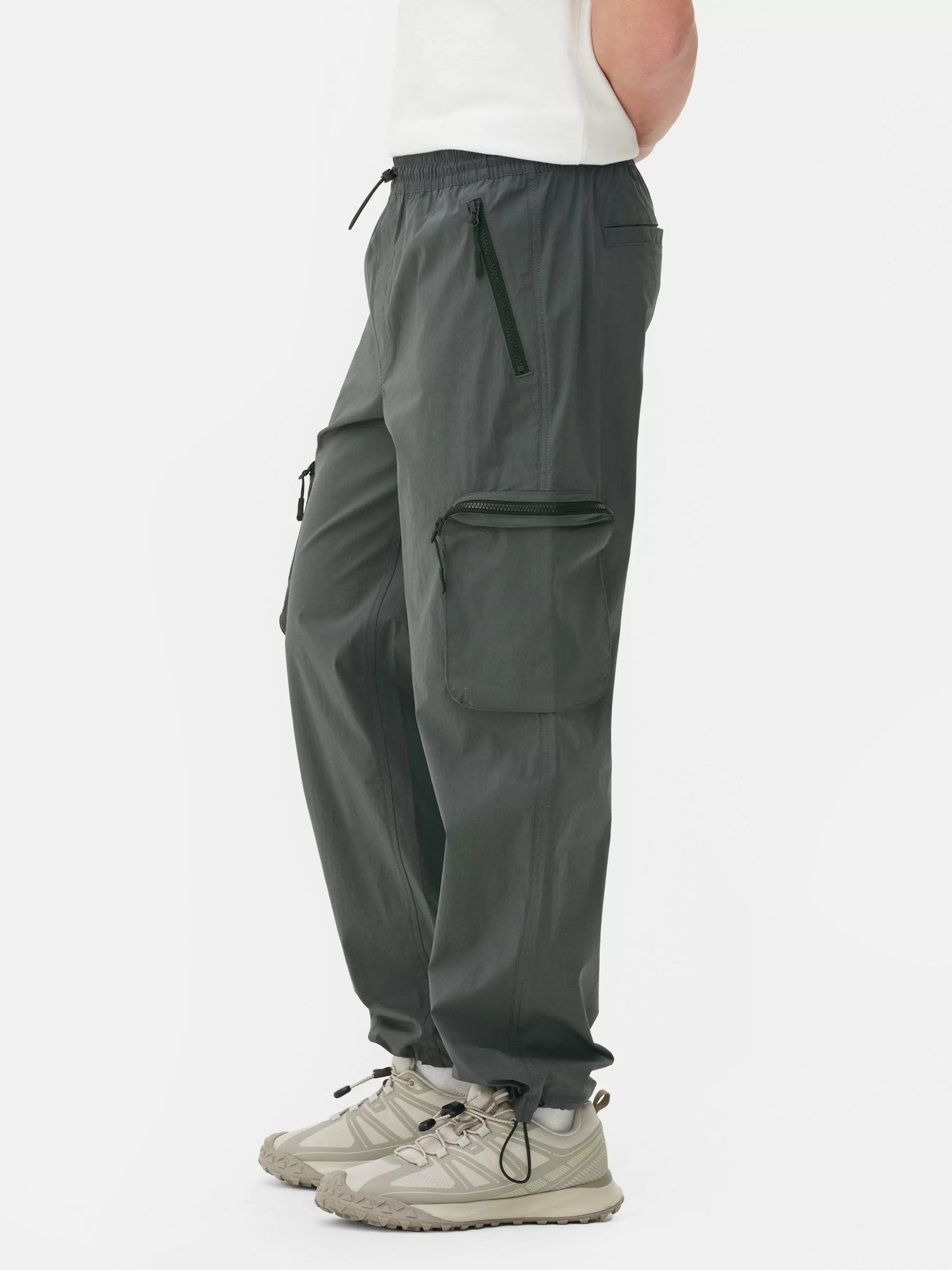 Cheap Primark Pantalons Cargo Technique Gris