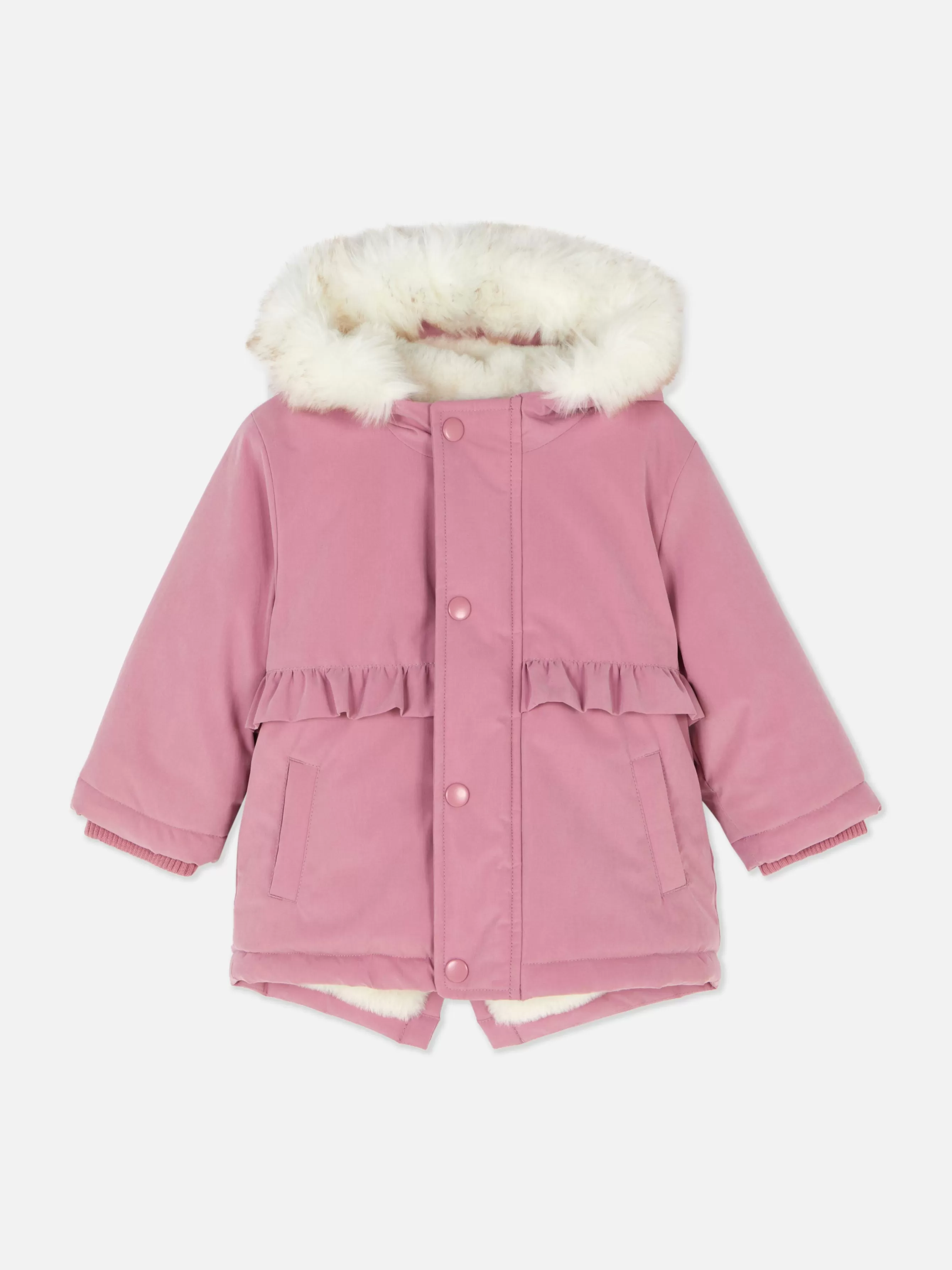 Online Primark Parka En Fausse Fourrure Rose