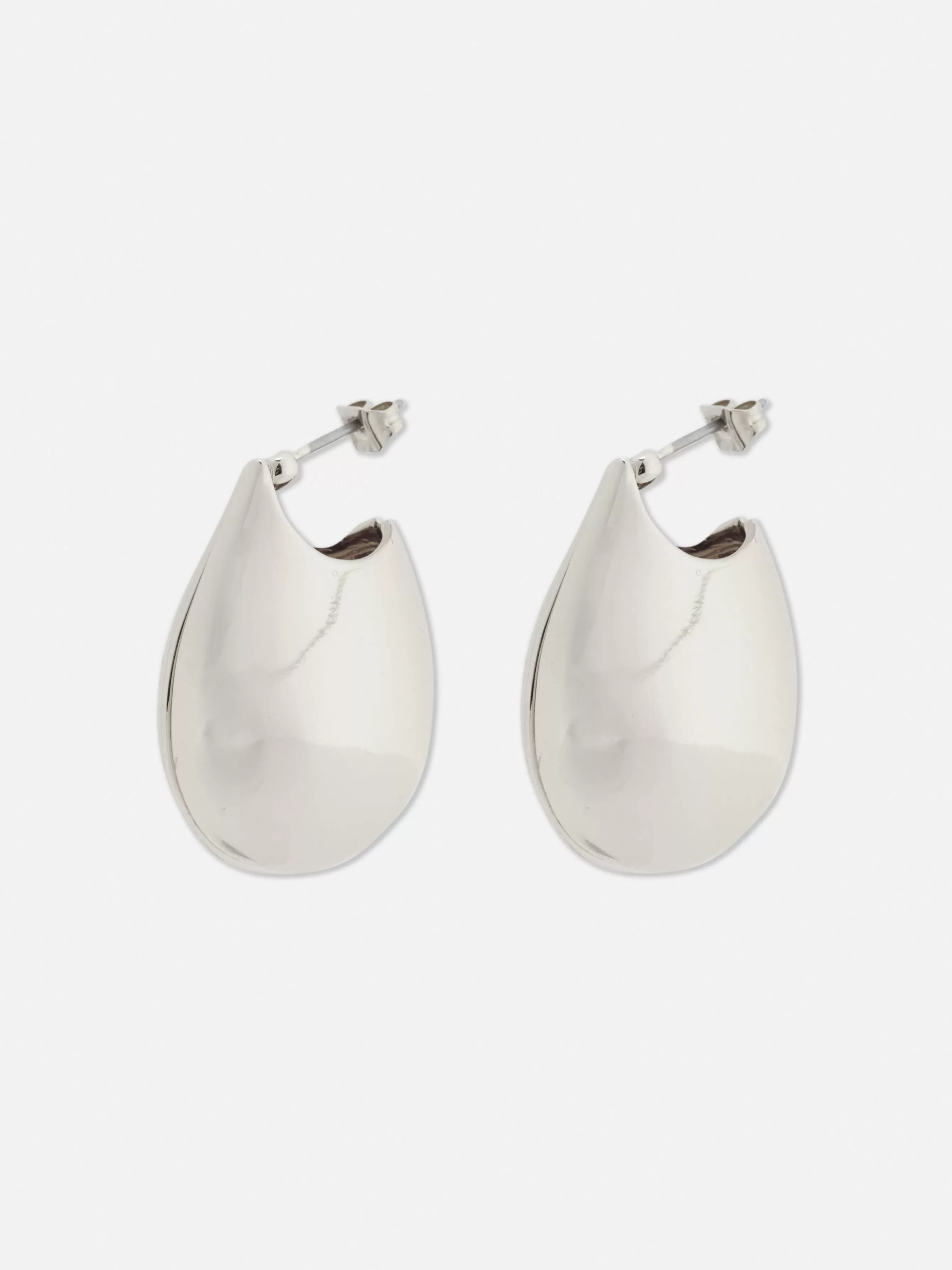 Discount Primark Pendants D'oreilles Forme Seau Blanc