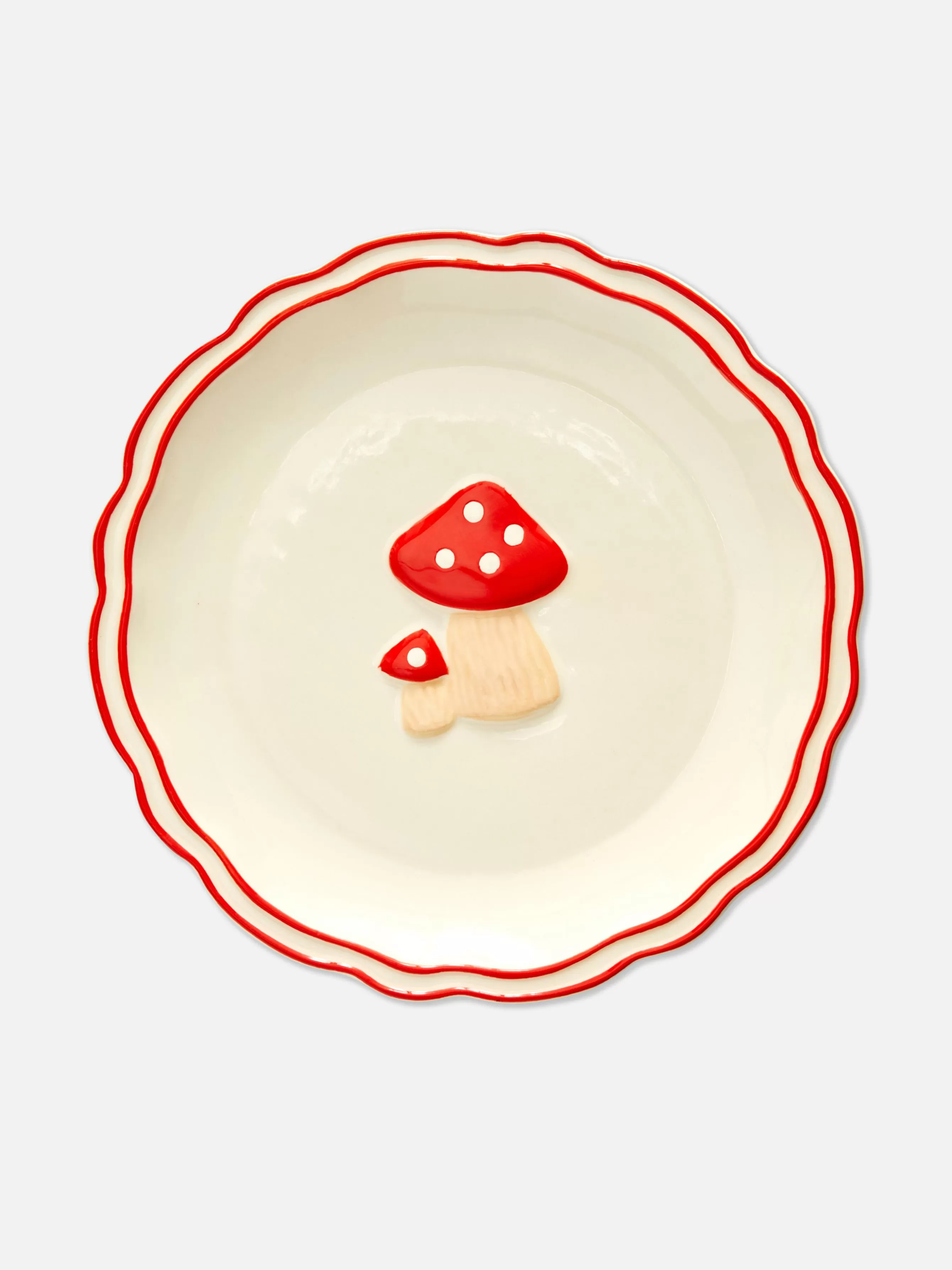 Store Primark Petite Assiette Champignon Rouge