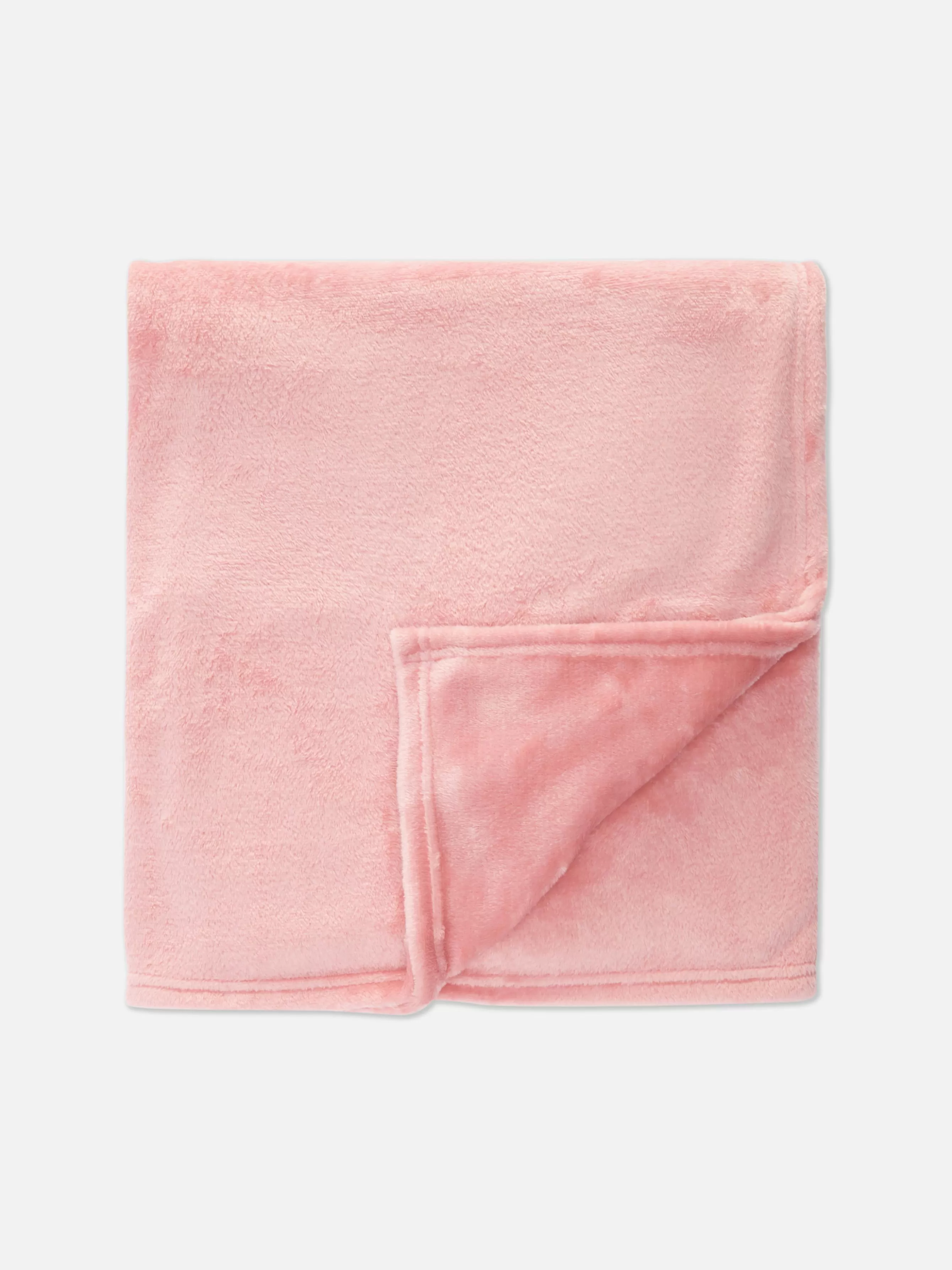 New Primark Petite Couverture Duveteuse Ultra-douce Rose