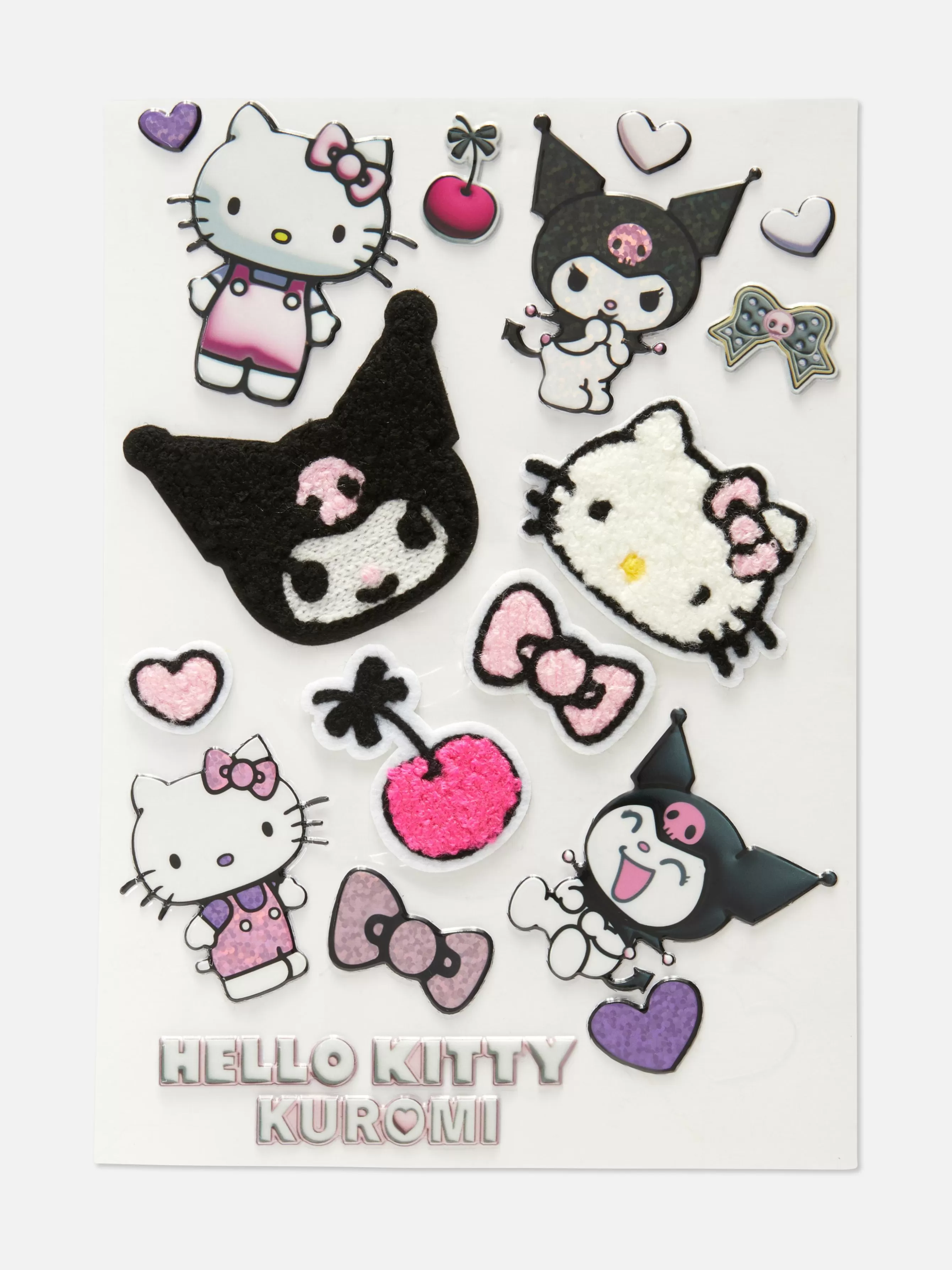 Store Primark Pochette D'autocollants Hello Kitty And Friends Rouge