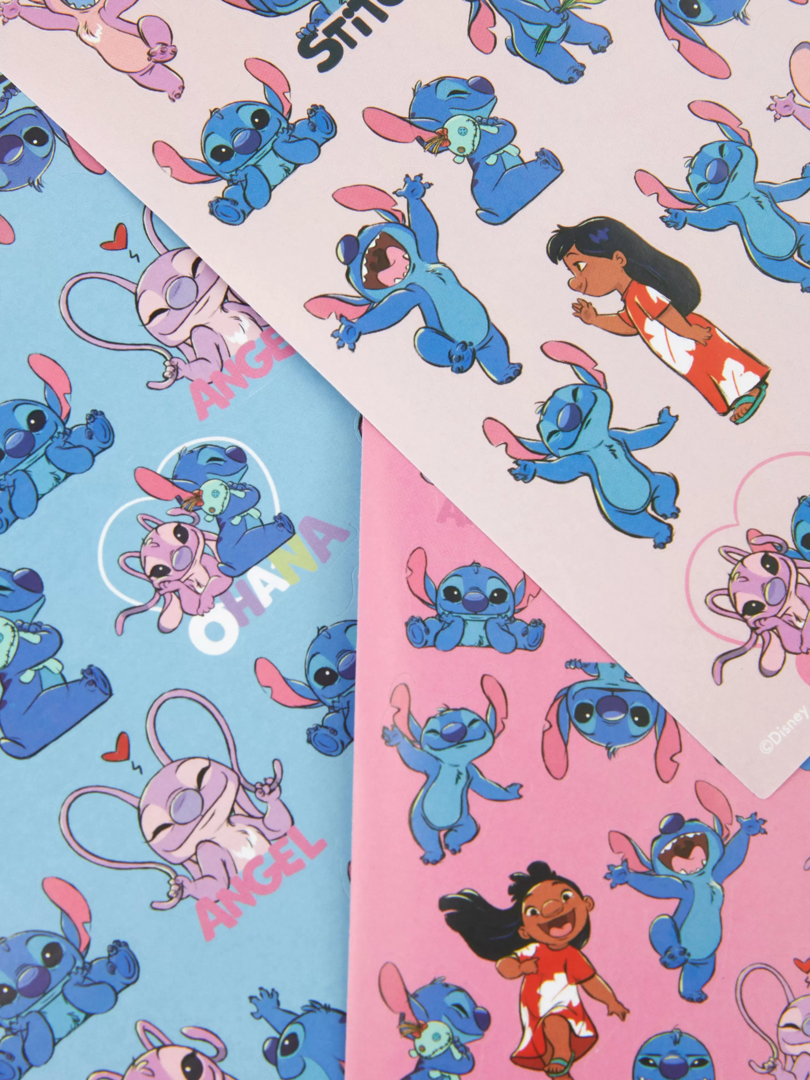 Hot Primark Pochette De 500 Autocollants Disney Lilo & Stitch Rose