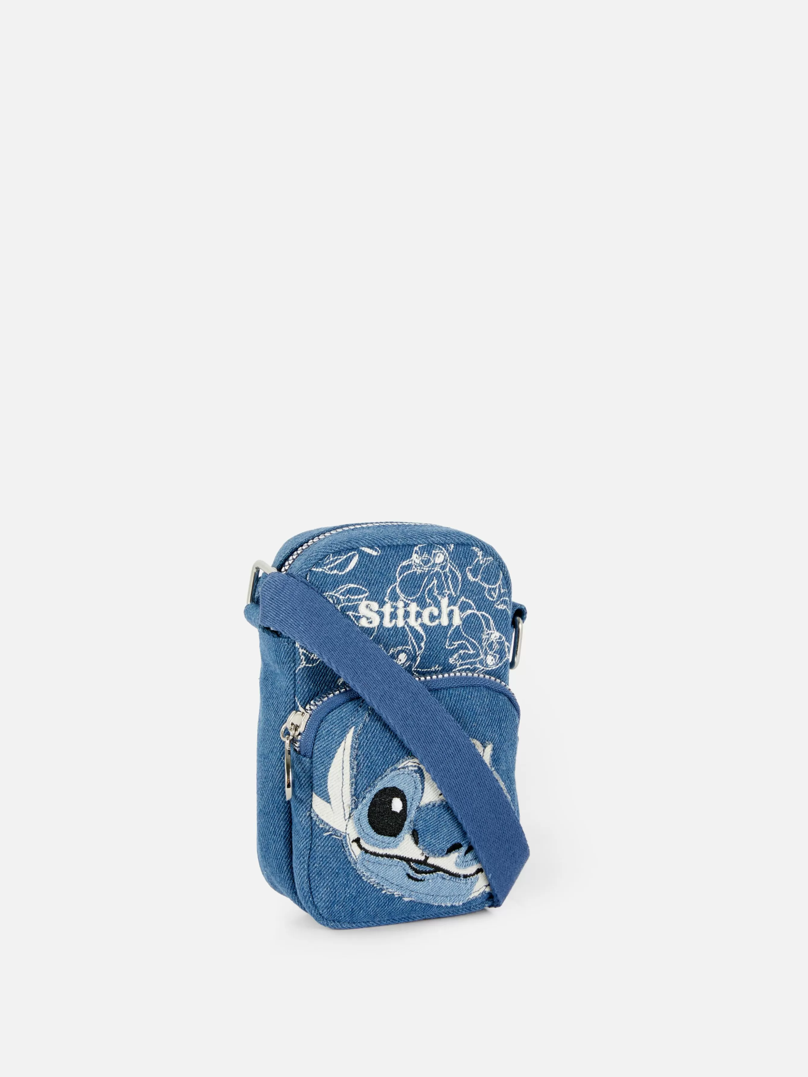 Discount Primark Pochette De Téléphone En Denim Disney Lilo & Stitch Bleu