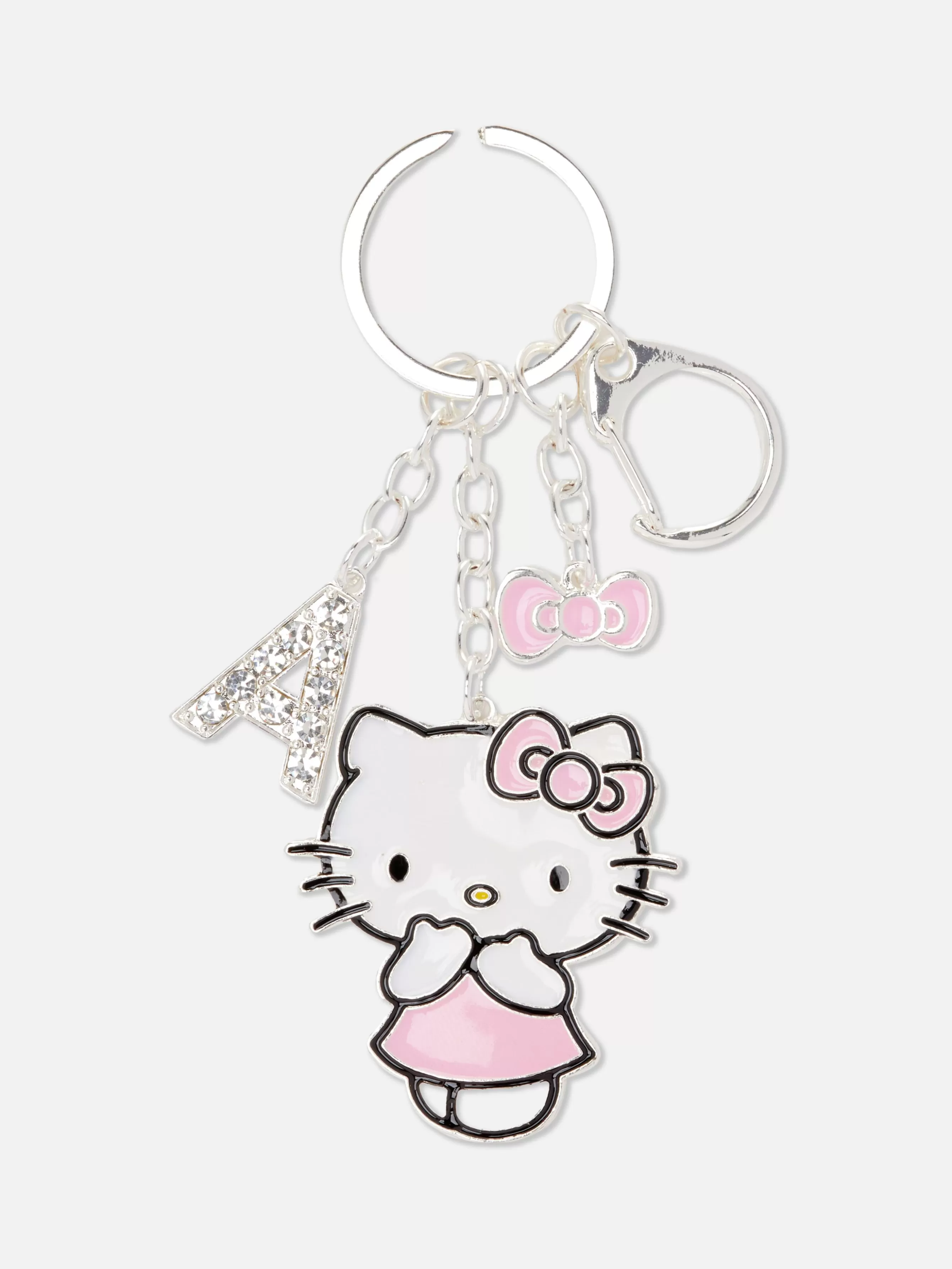 New Primark Porte-clés à Strass Hello Kitty Blanc