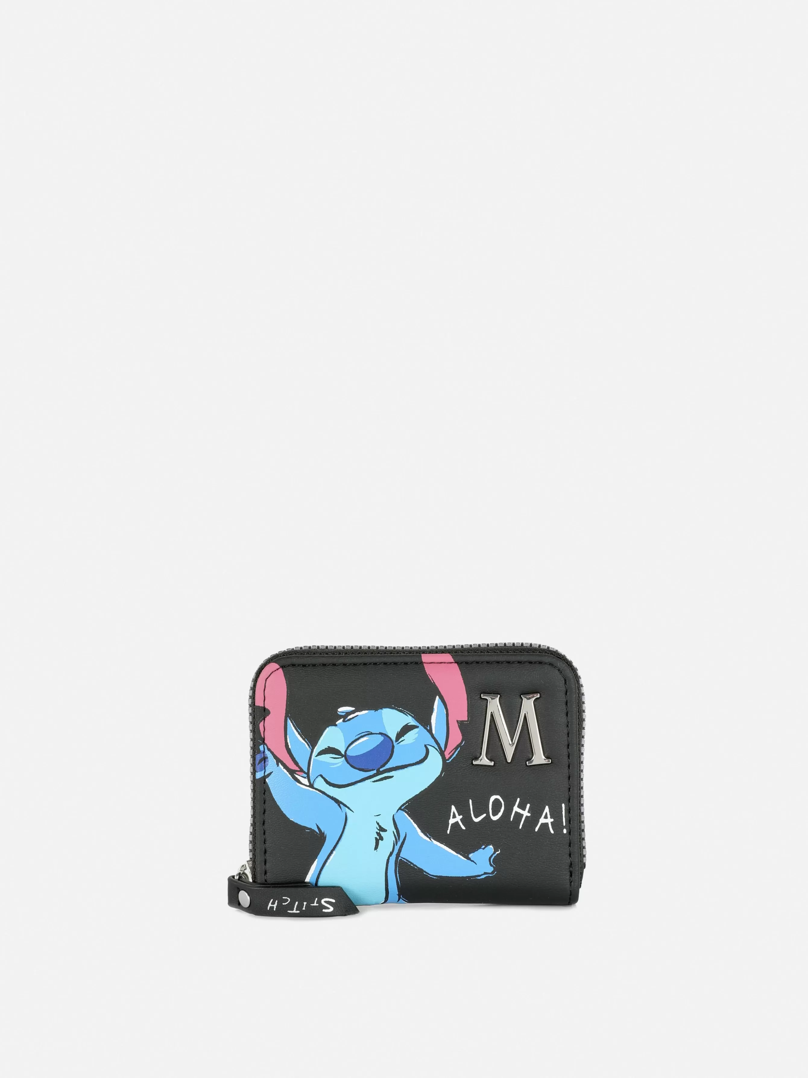 Cheap Primark Porte-monnaie Avec Initiale Disney Lilo & Stitch Noir