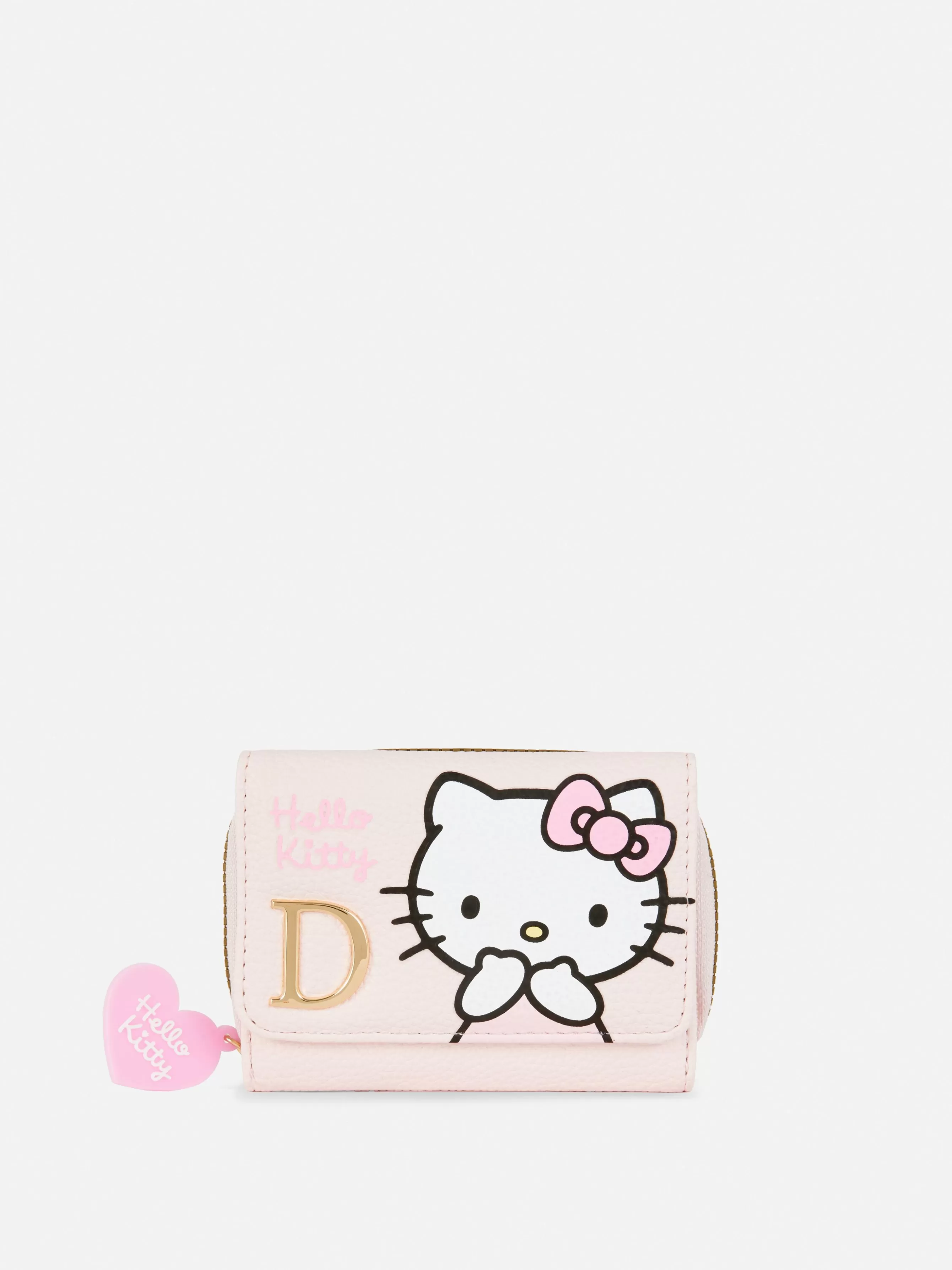 Cheap Primark Porte-monnaie Zippé à Initiale Hello Kitty Rose