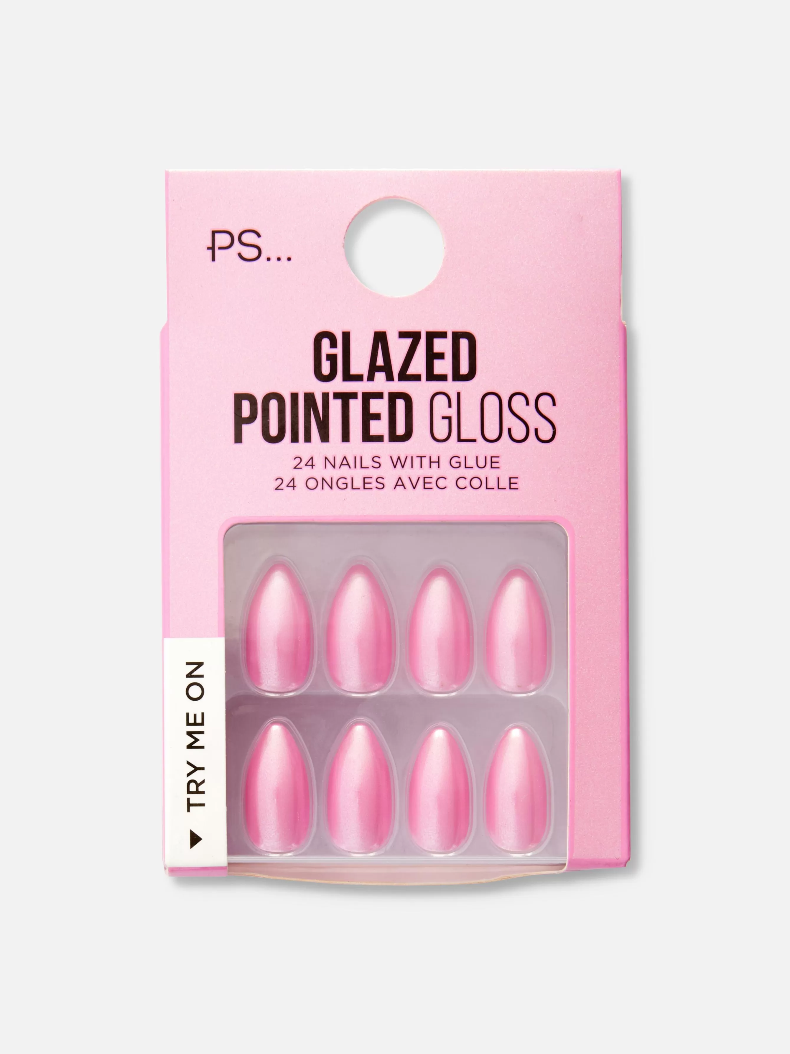 Flash Sale Primark PS... Faux Ongles émaillés Pointus Rose