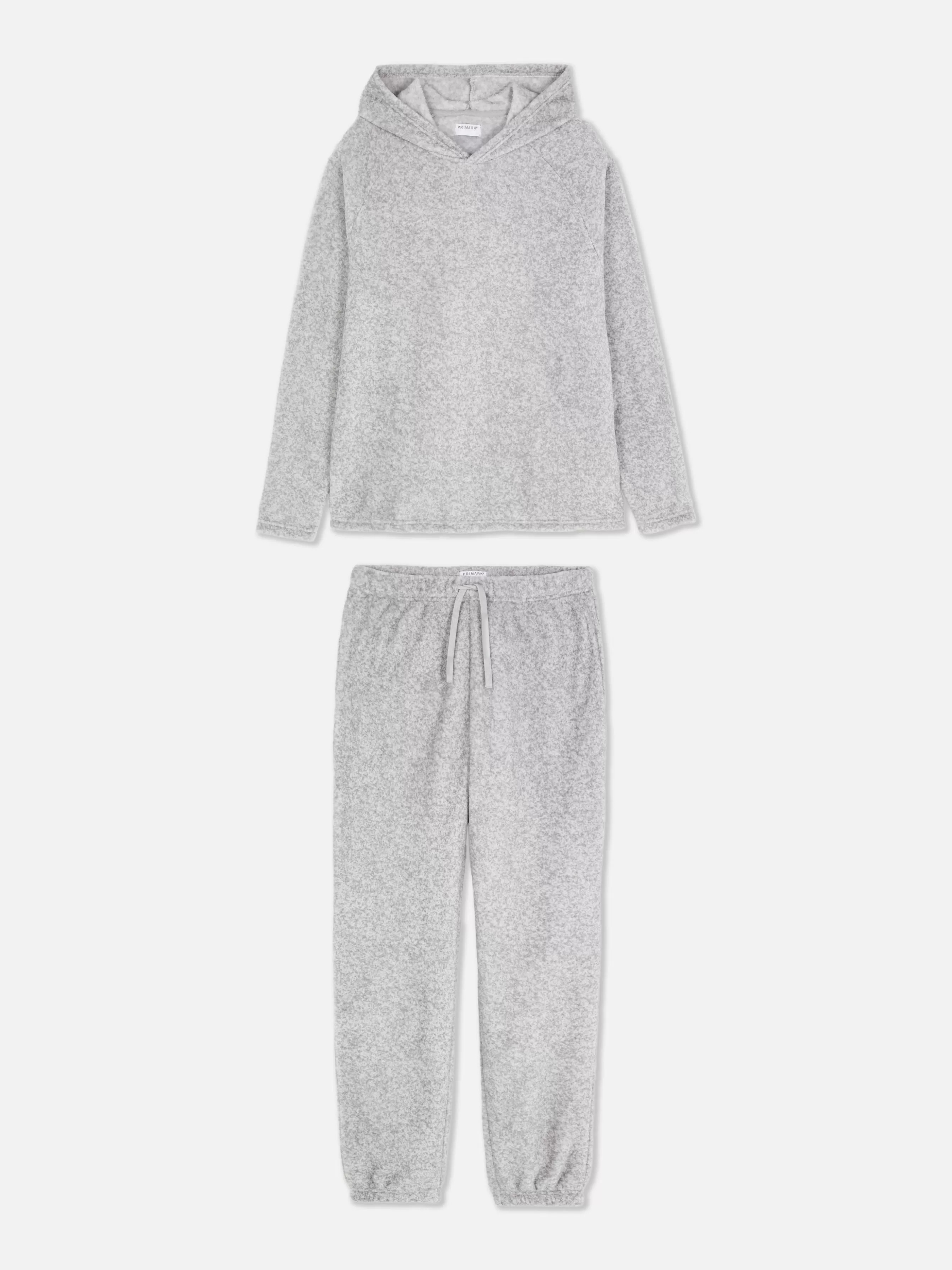 Shop Primark Pyjama à Capuche En Molleton Gris