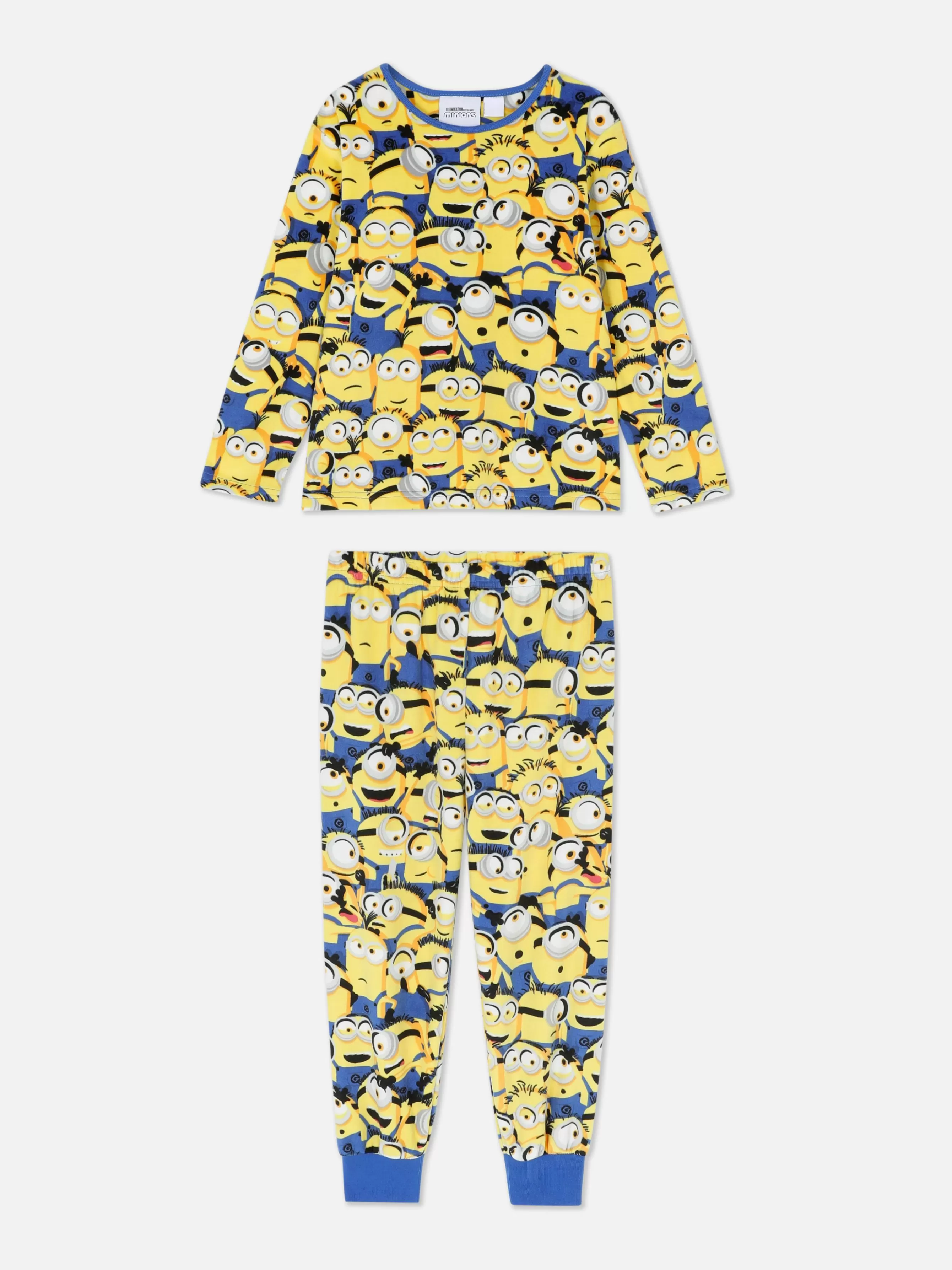 Discount Primark Pyjama à Manches Longues Minions Jaune