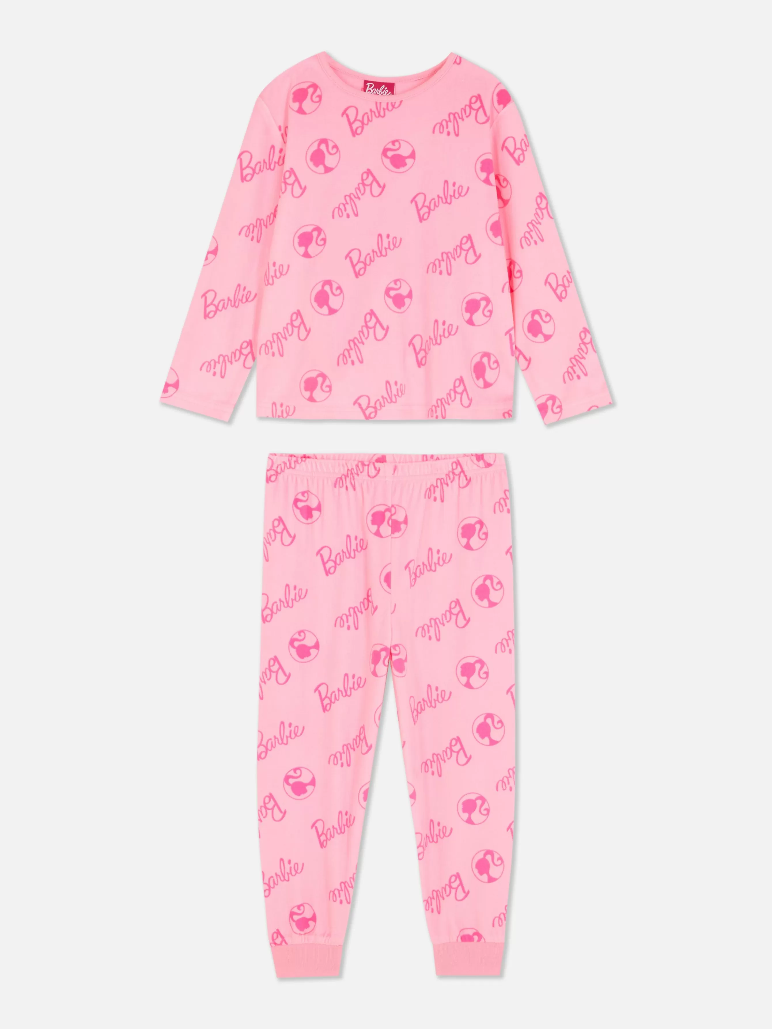 Cheap Primark Pyjama Barbie En Tissu Minky Rose