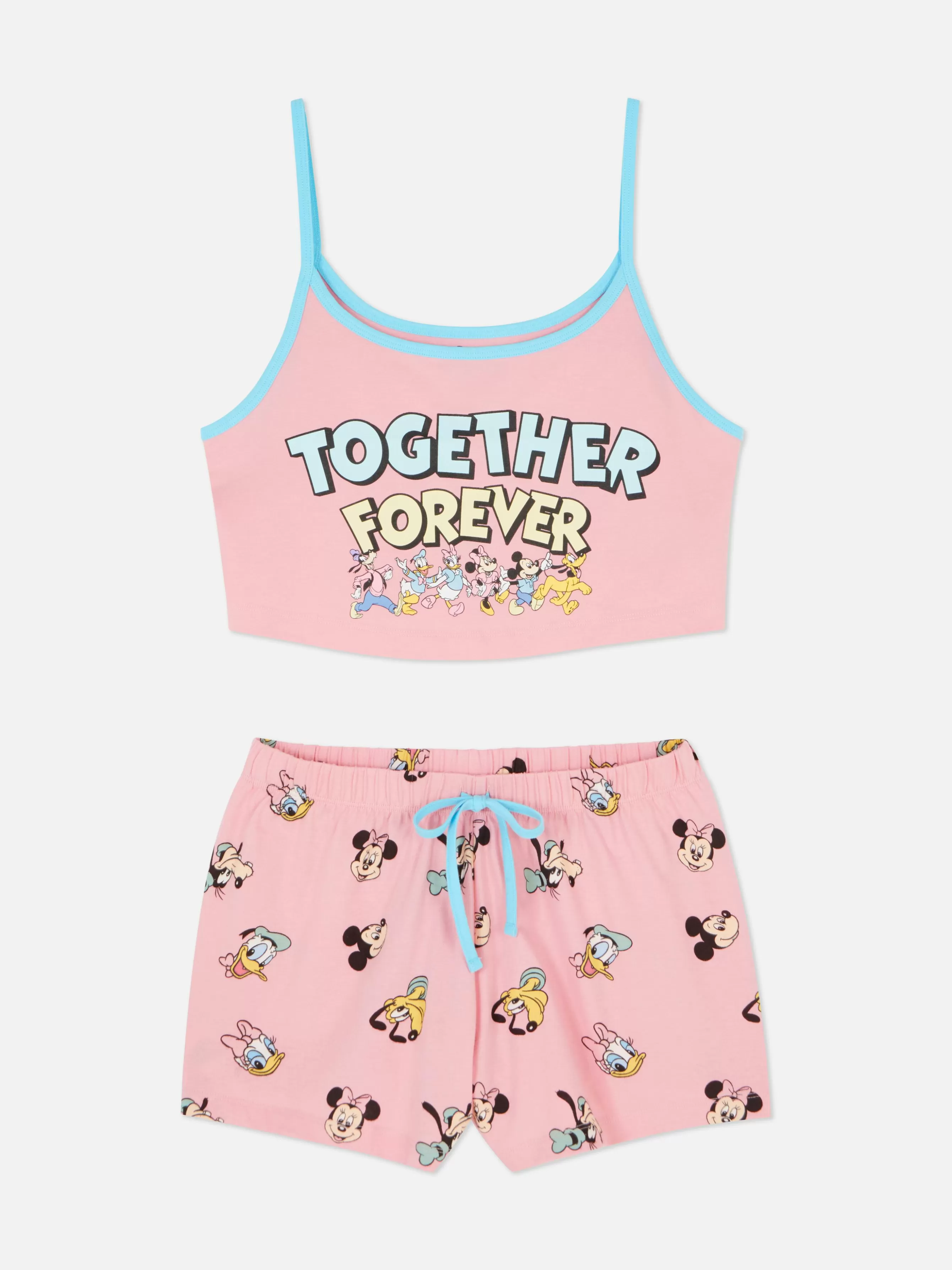 Best Primark Pyjama Caraco Court Disney Mickey Mouse Et Ses Amis Pêche