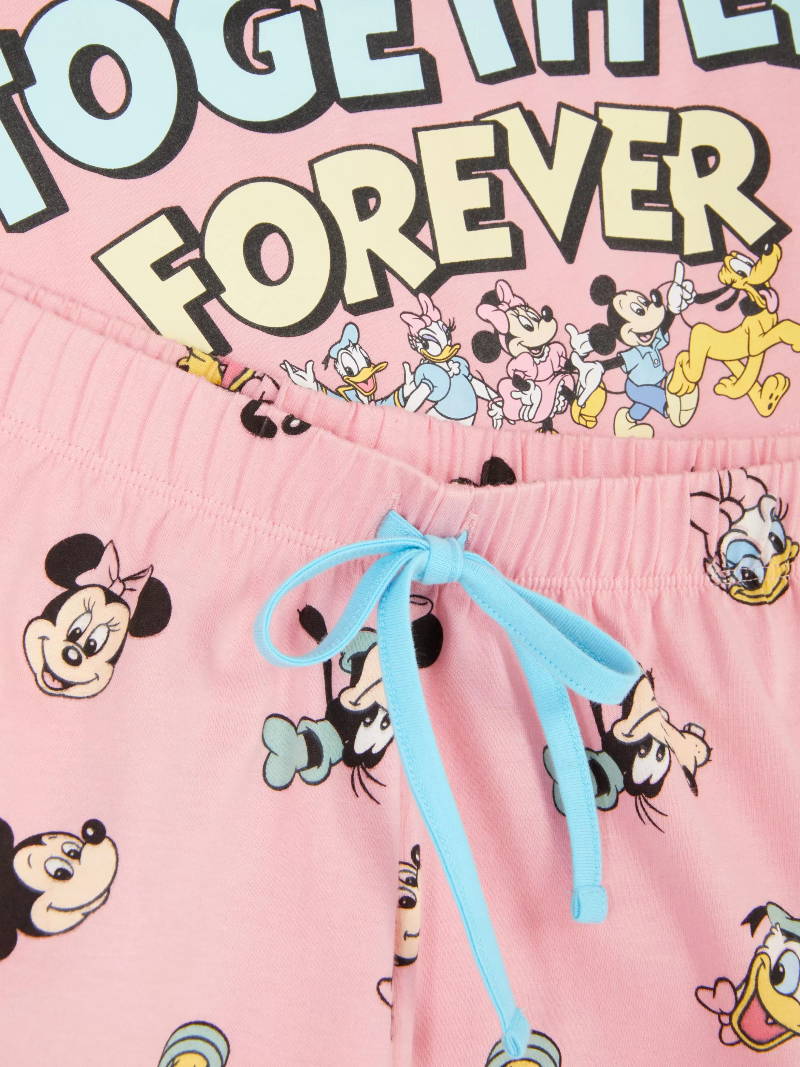 Best Primark Pyjama Caraco Court Disney Mickey Mouse Et Ses Amis Pêche