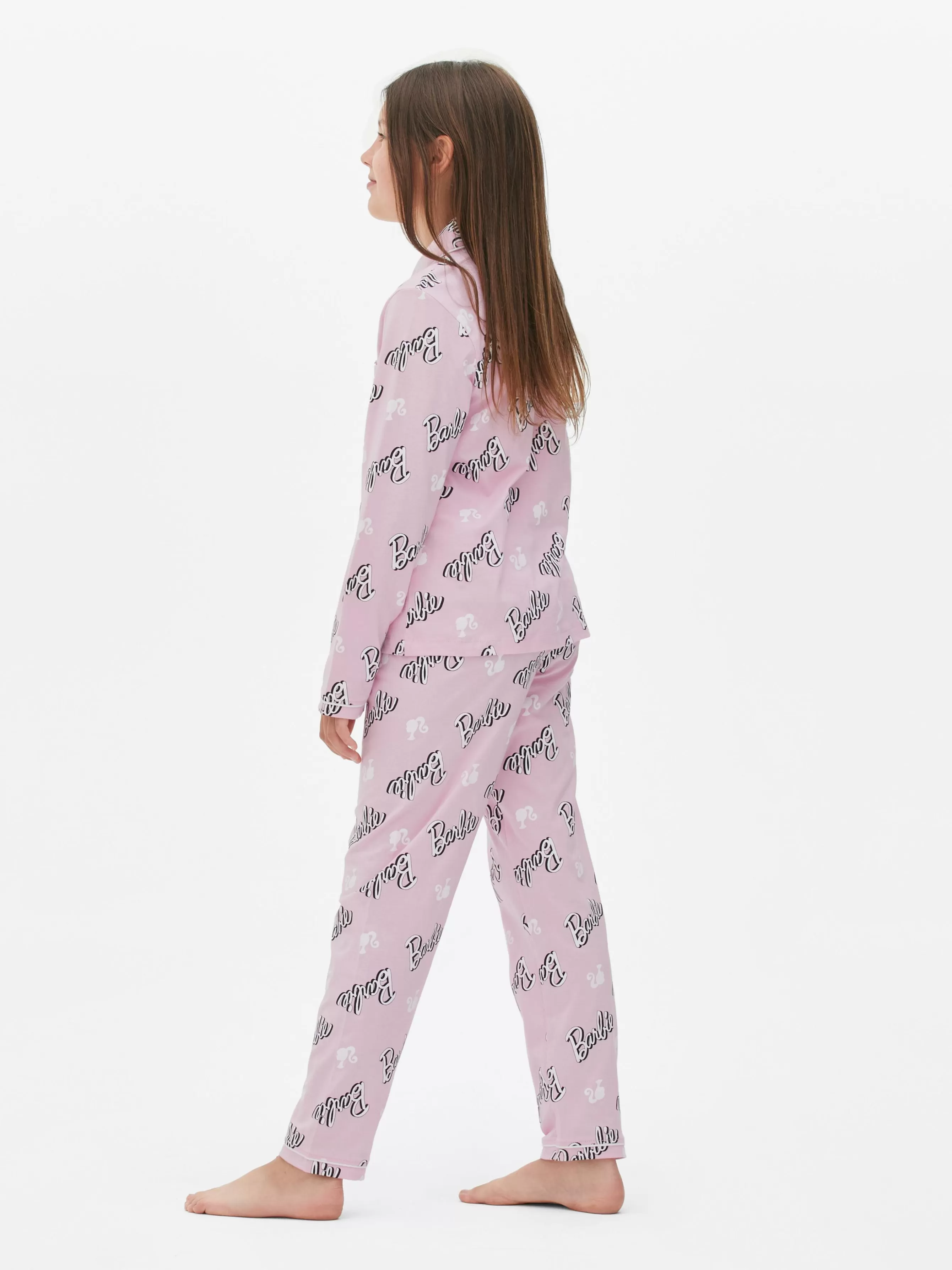 Store Primark Pyjama Chemise à Manches Longues Barbie Rose