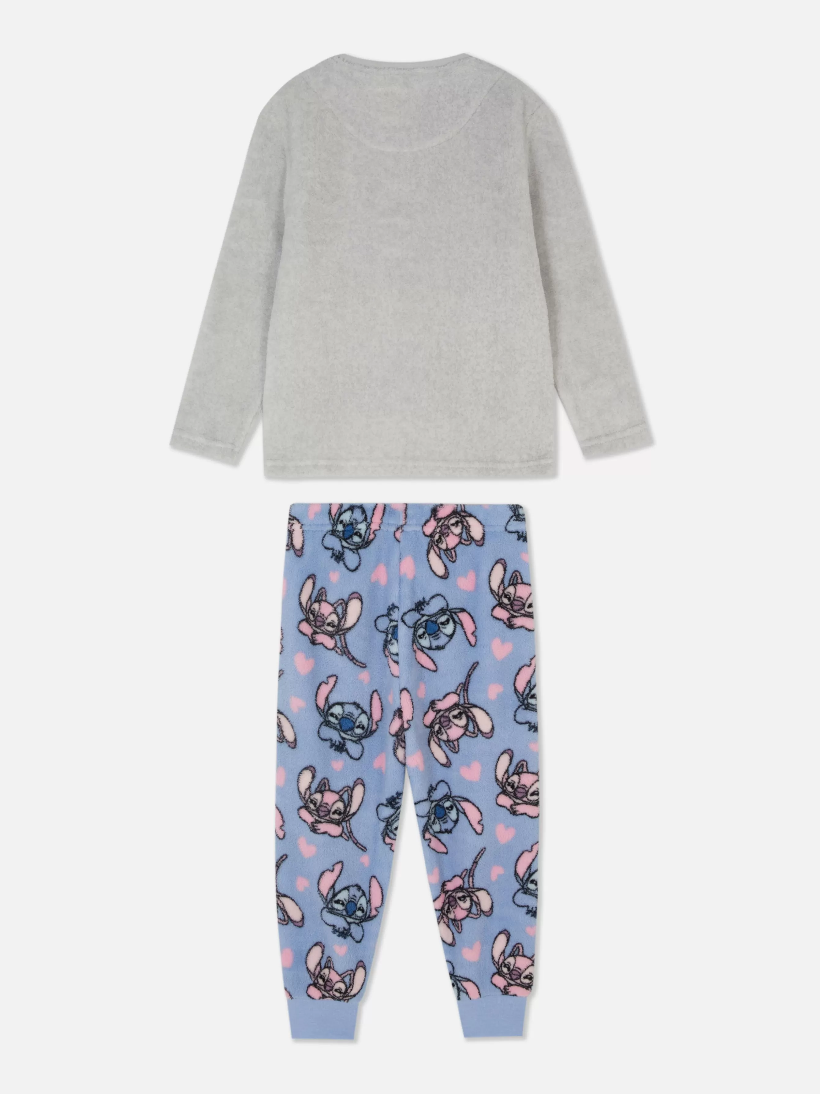 Store Primark Pyjama Confortable Disney Stitch & Angel Pour Fille Gris chiné