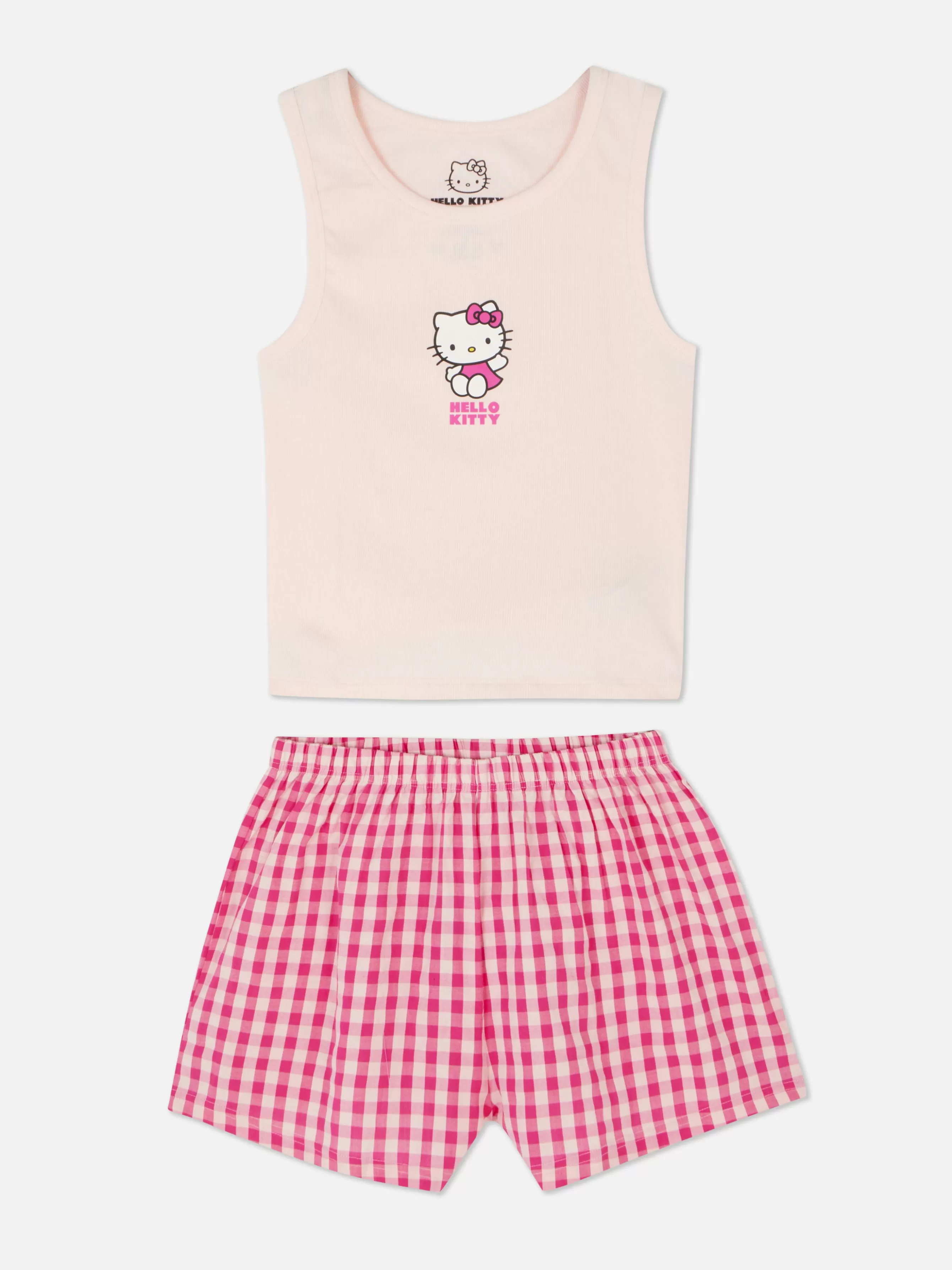 Flash Sale Primark Pyjama Débardeur Et Short Hello Kitty 50e Anniversaire Rose