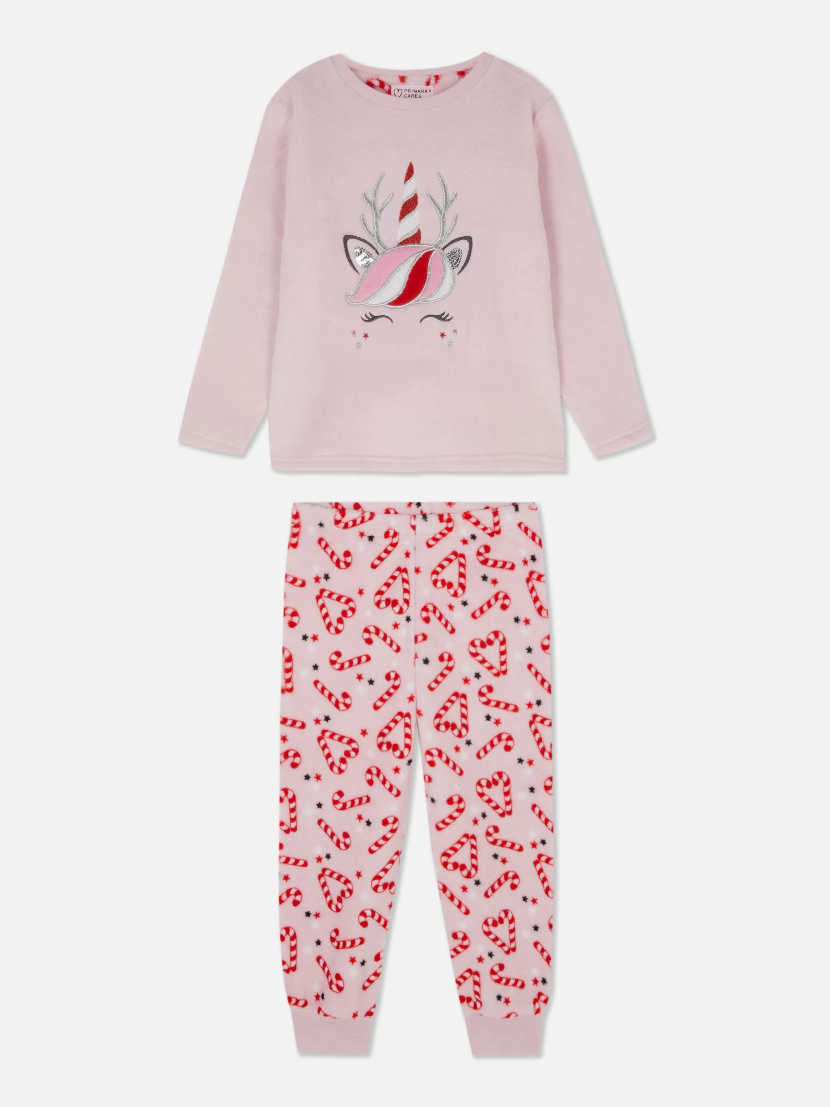 Cheap Primark Pyjama De Noël En Molleton à Motif Licorne Rose