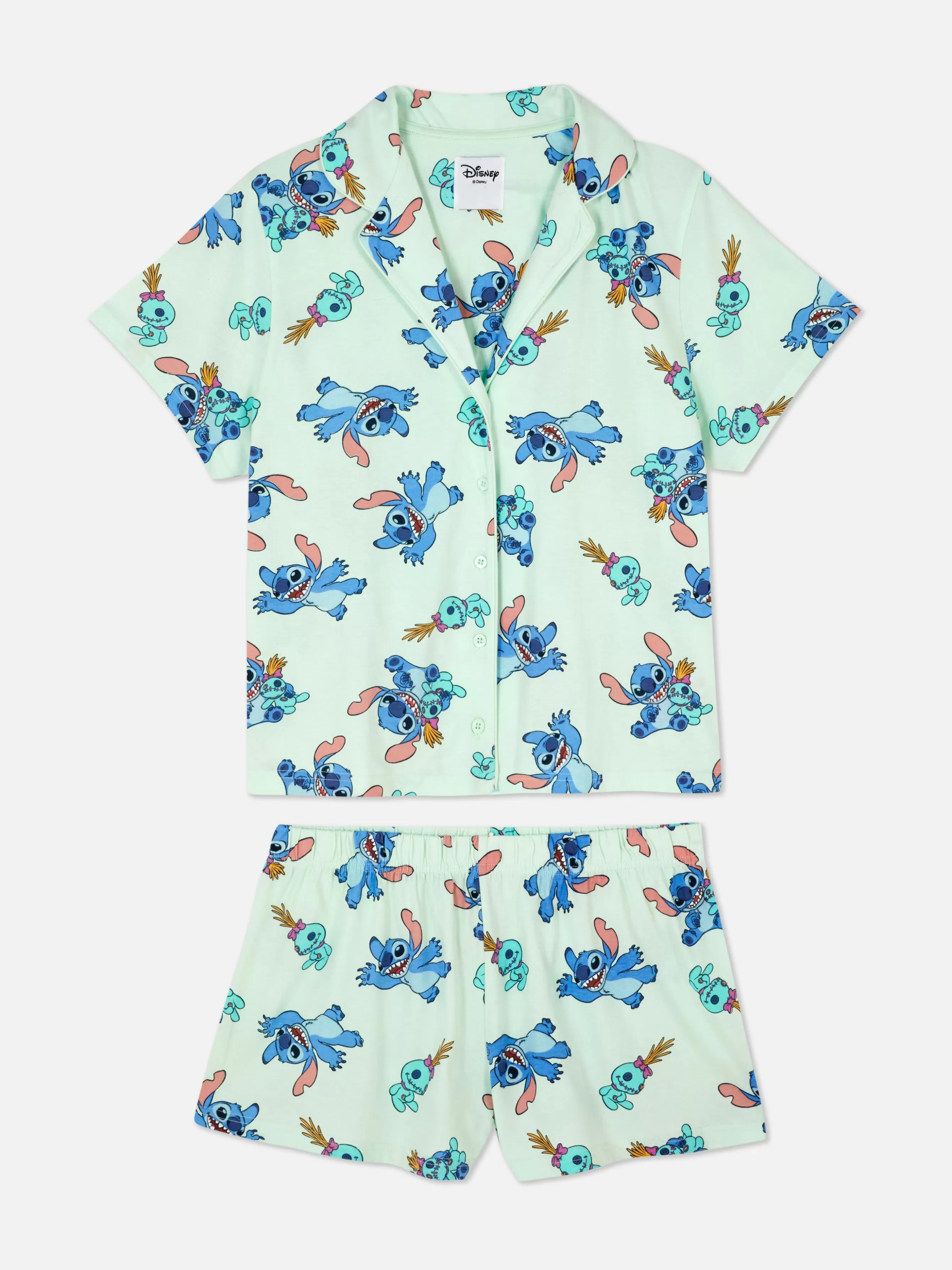 Flash Sale Primark Pyjama Disney Lilo & Stitch Vert menthe