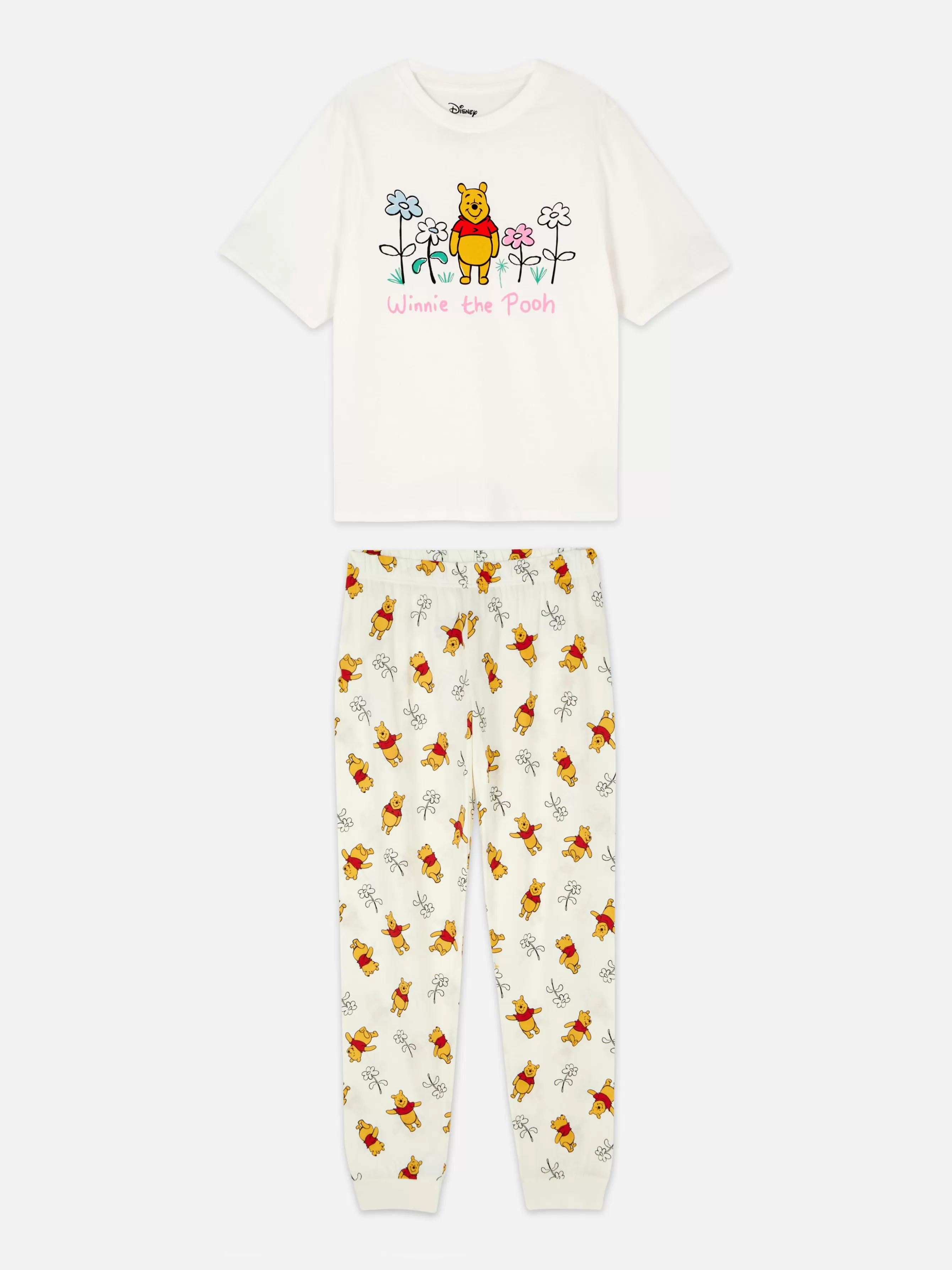 Sale Primark Pyjama En Jersey à Imprimé Personnage Disney Crème clair