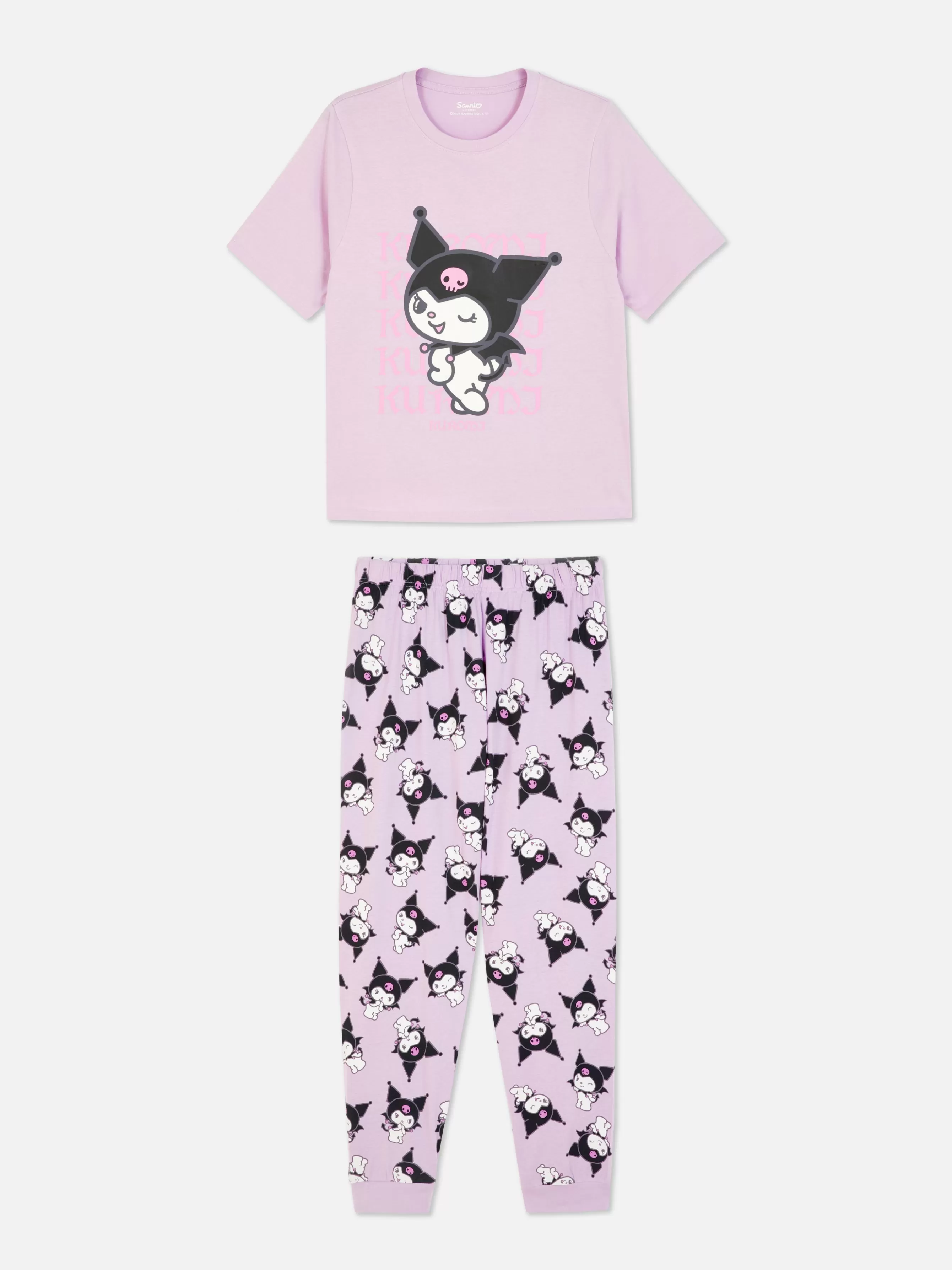 Online Primark Pyjama En Jersey Hello Kitty Kuromi Lilas