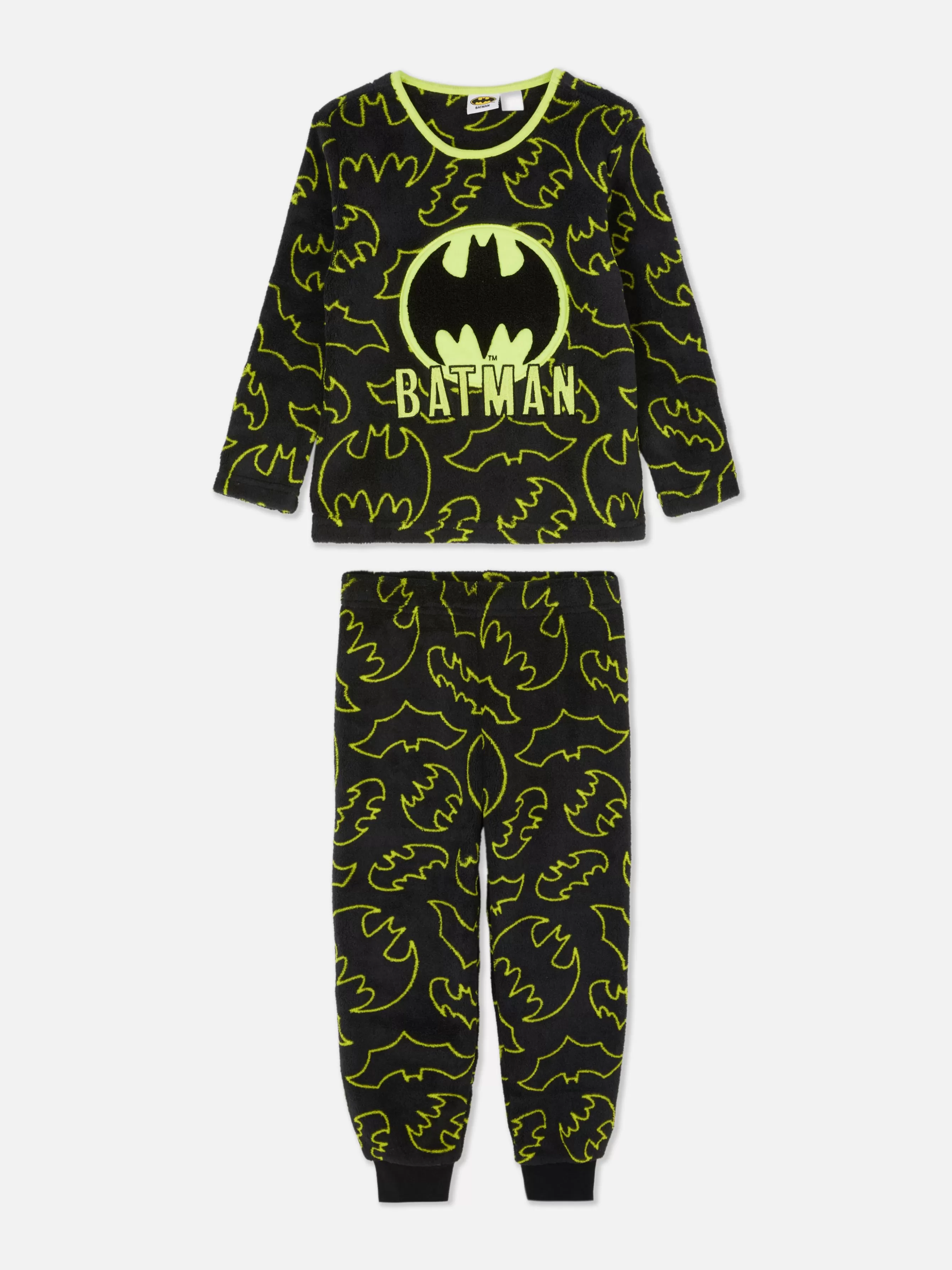 Shop Primark Pyjama En Molleton à Logo Batman Noir