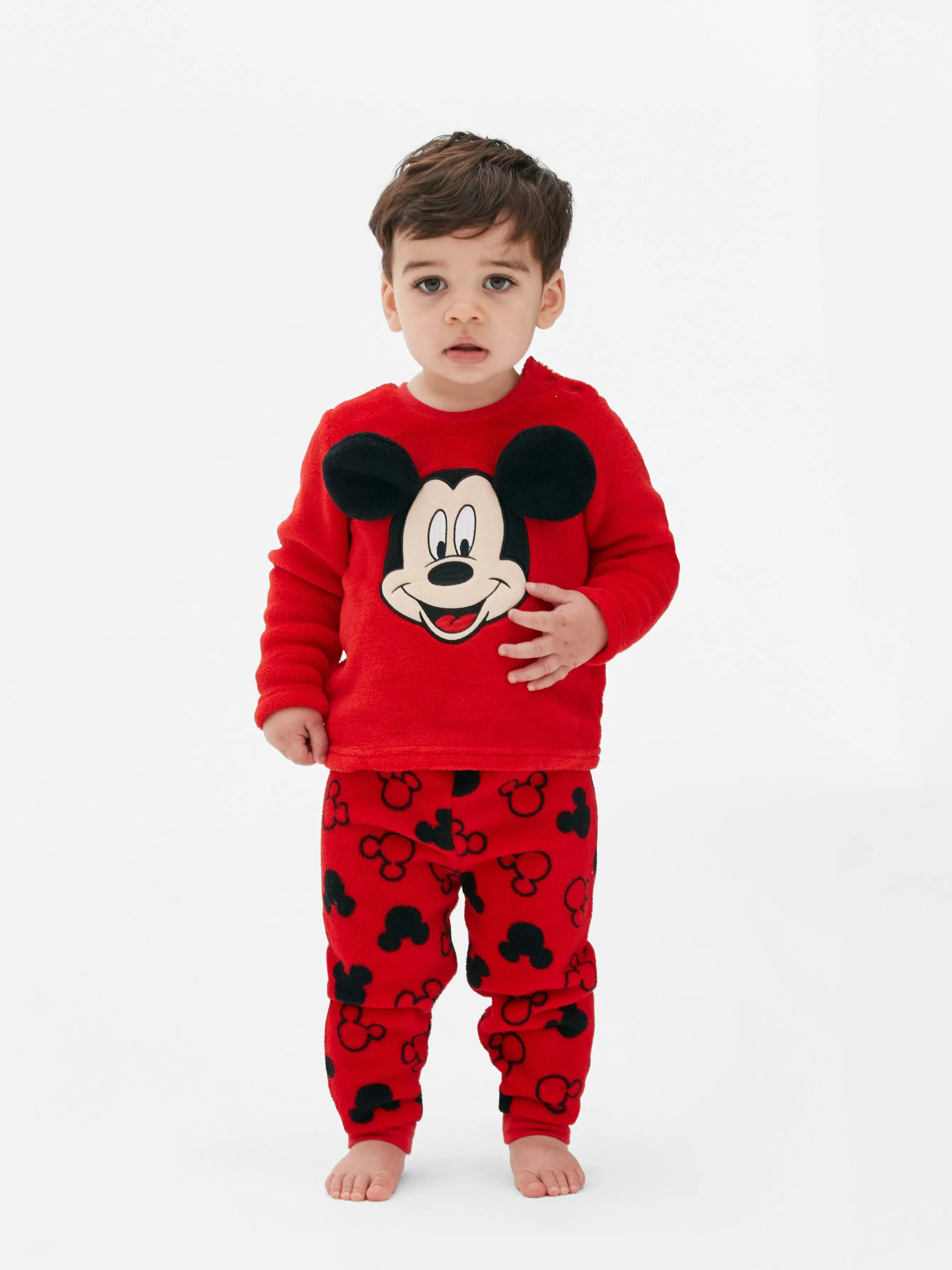 Online Primark Pyjama En Molleton Disney Mickey Mouse Rouge