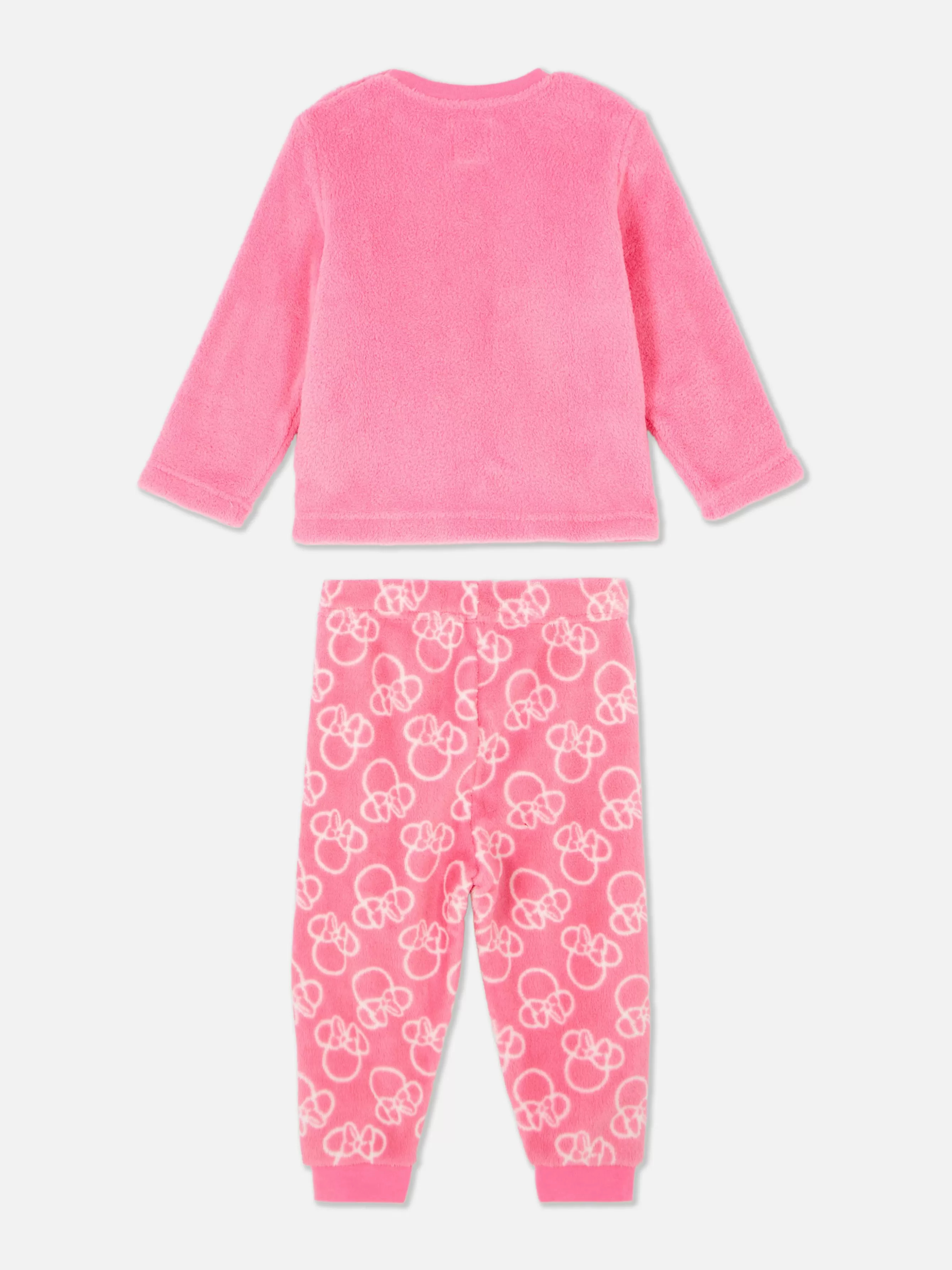 New Primark Pyjama En Molleton Disney Minnie Mouse Rose