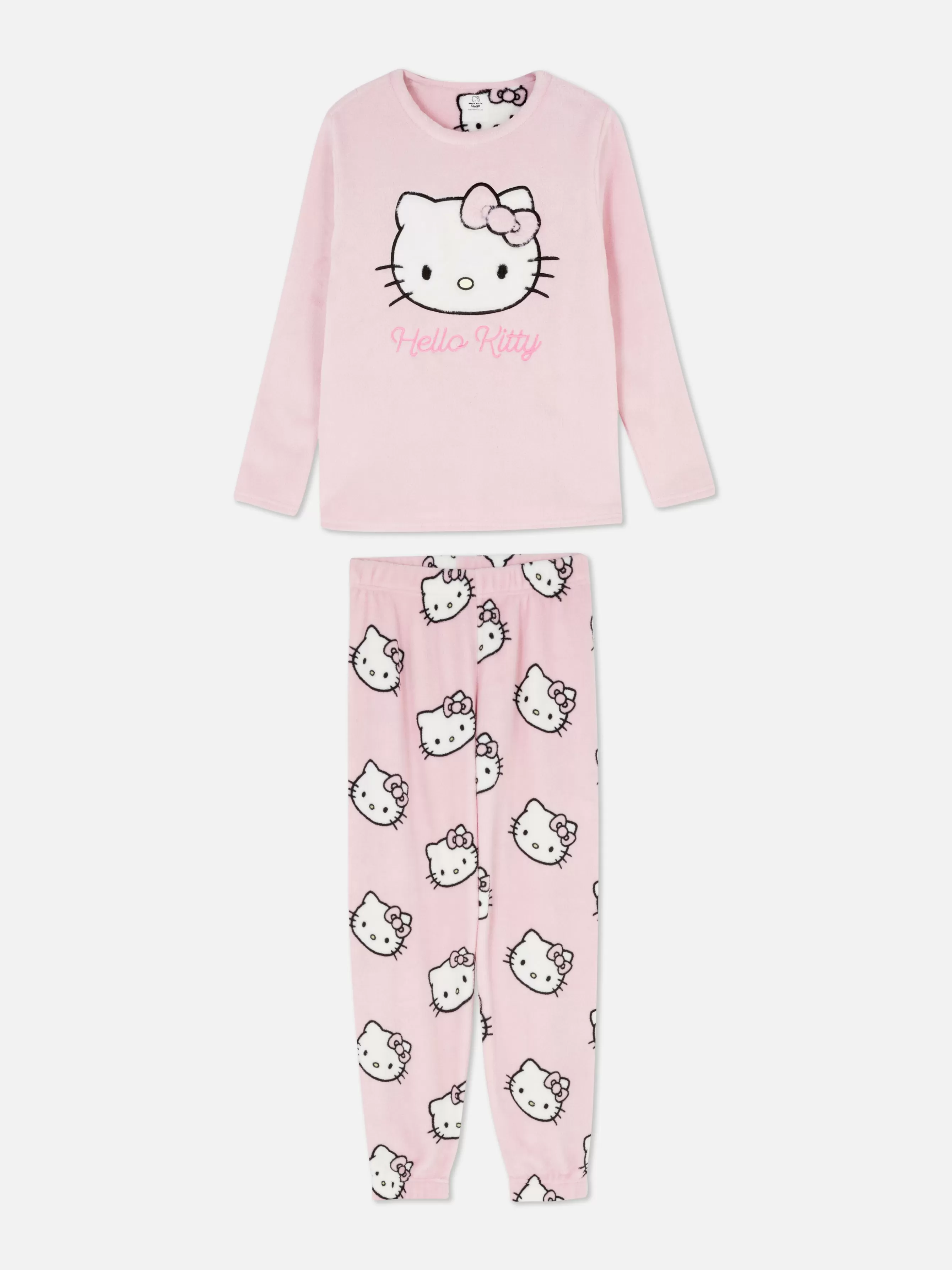 Sale Primark Pyjama En Molleton Hello Kitty Rose