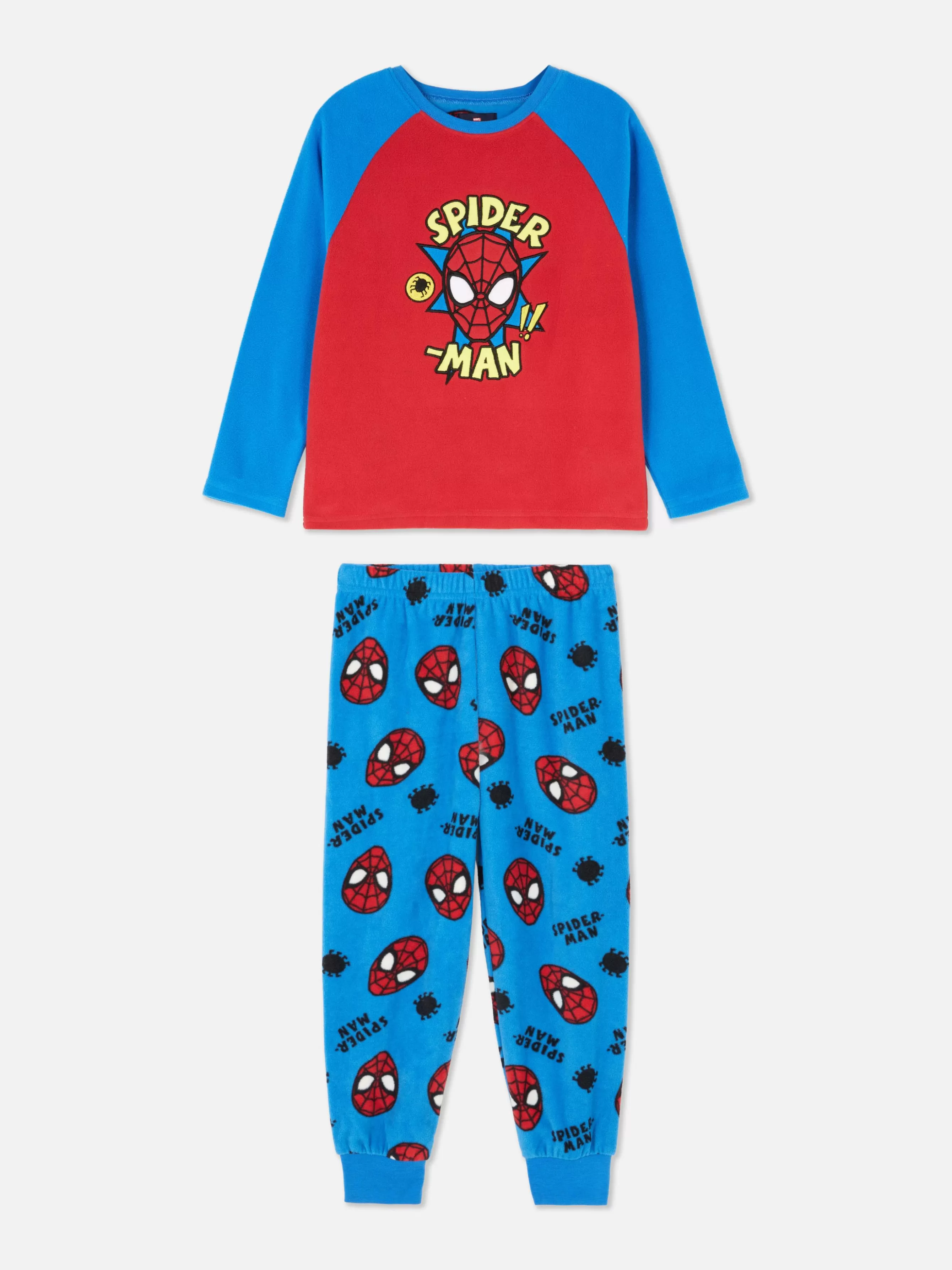 Sale Primark Pyjama En Molleton Marvel Spider-Man Rouge