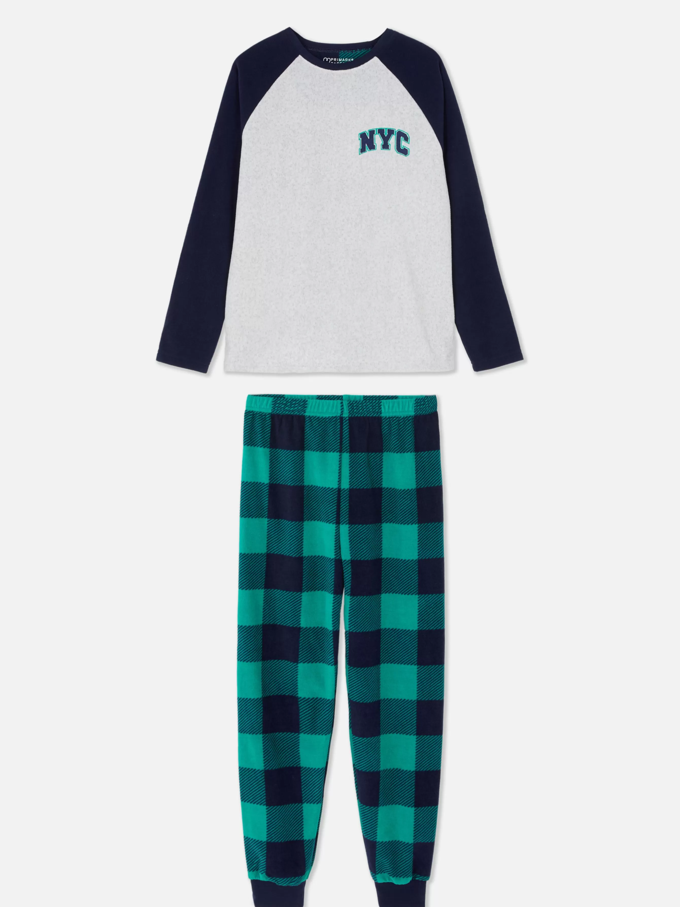 Outlet Primark Pyjama En Molleton NYC Gris