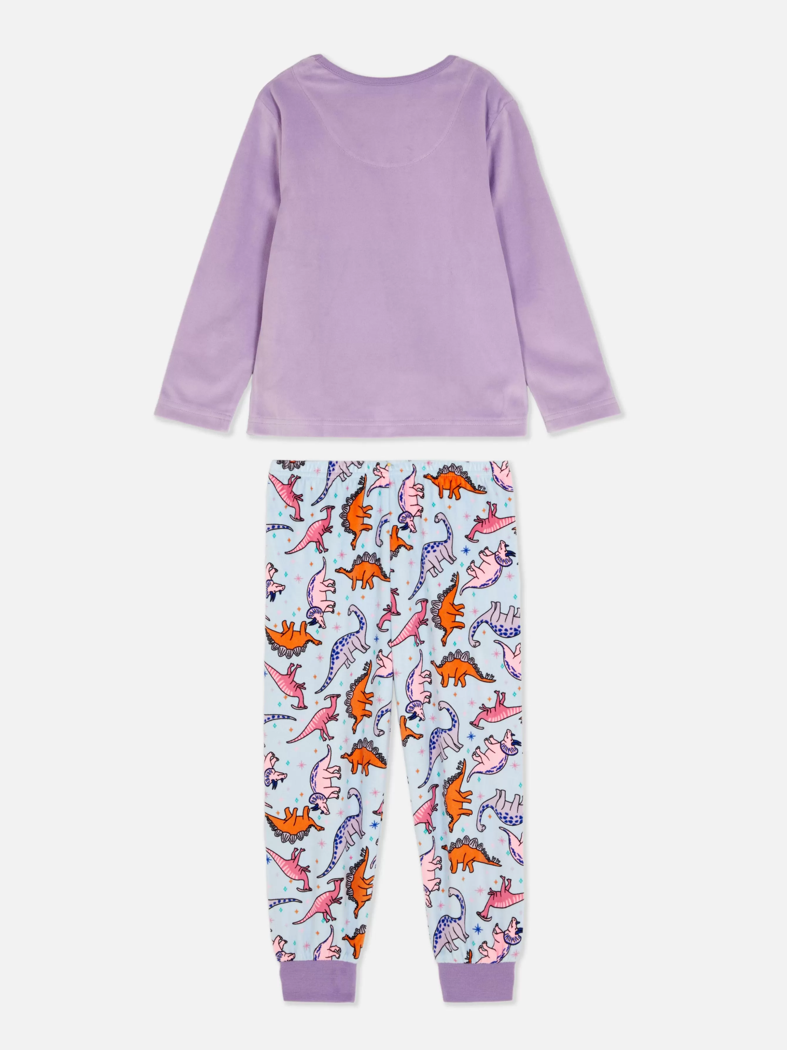 Store Primark Pyjama En Velours Dinosaure Bleu clair