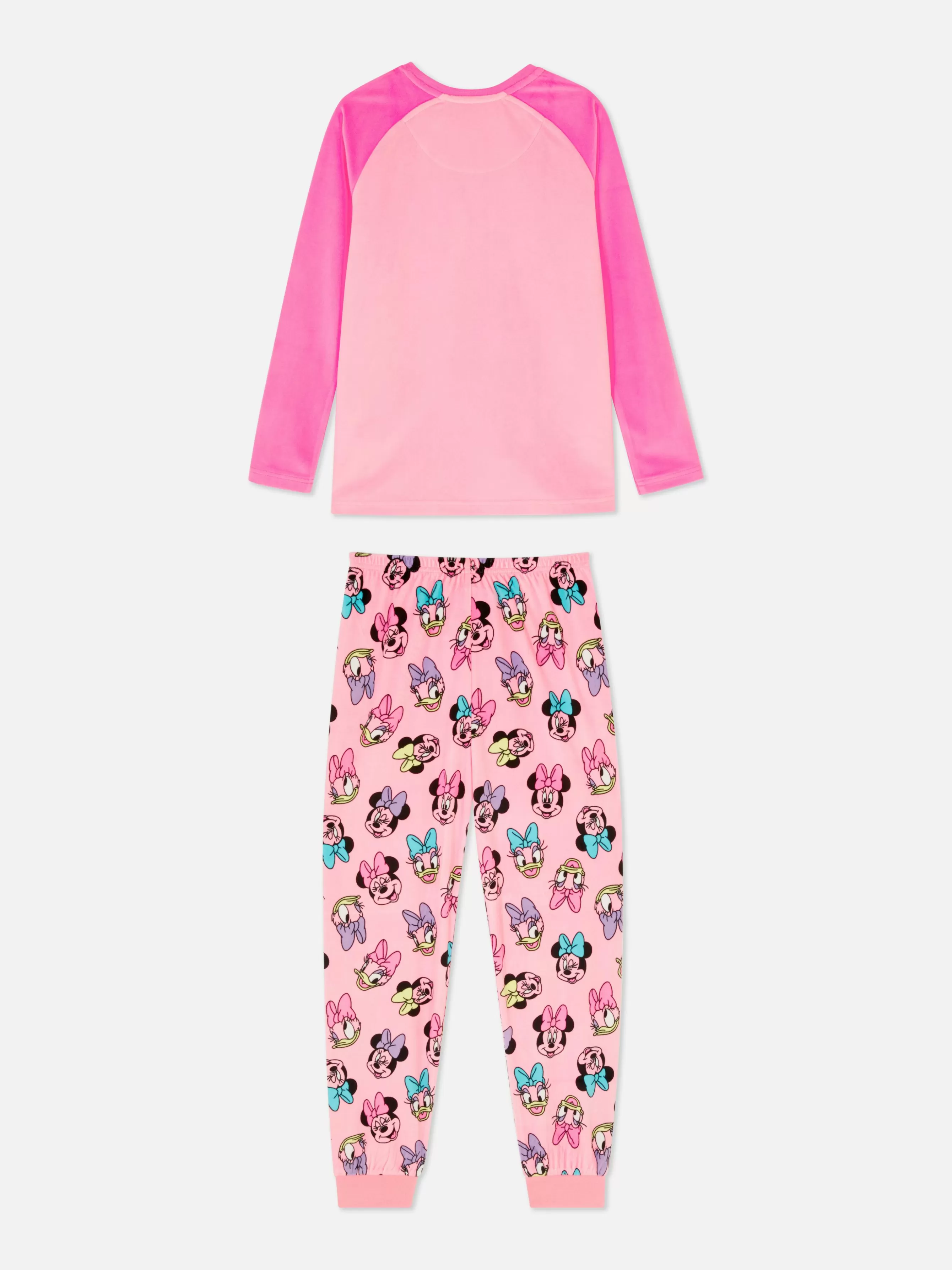 Cheap Primark Pyjama En Velours Disney Minnie Mouse Et Daisy Duck Rose