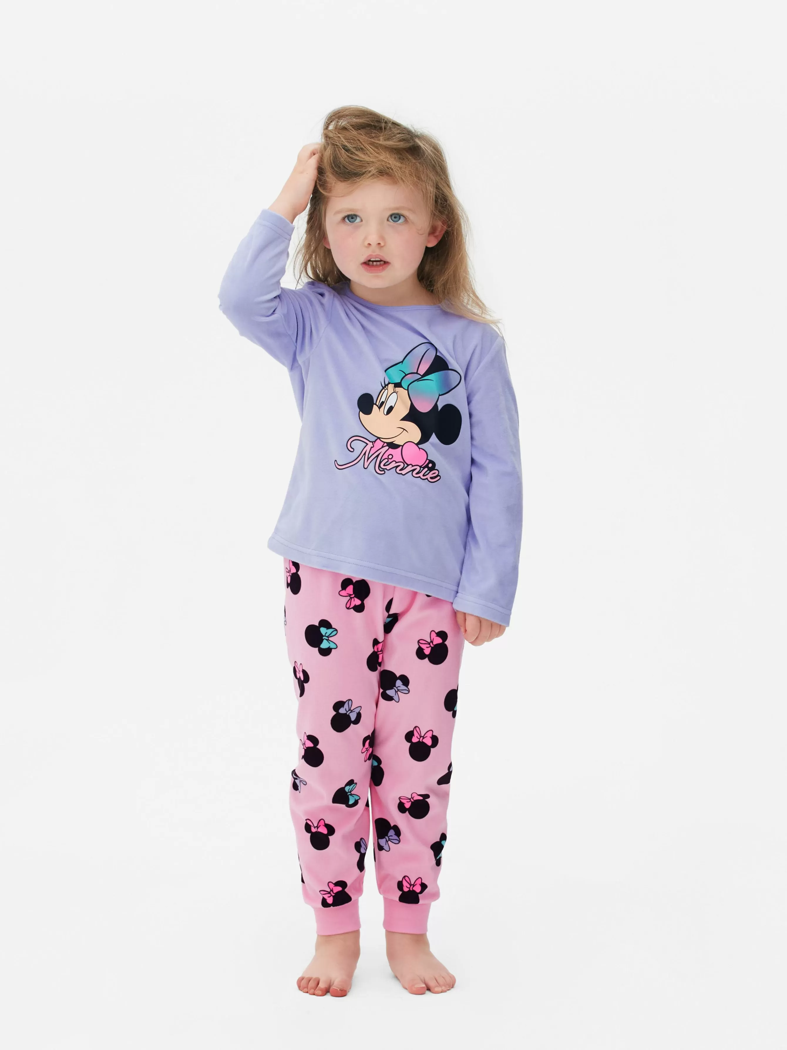 Online Primark Pyjama Long Confortable Disney Minnie Mouse Lilas