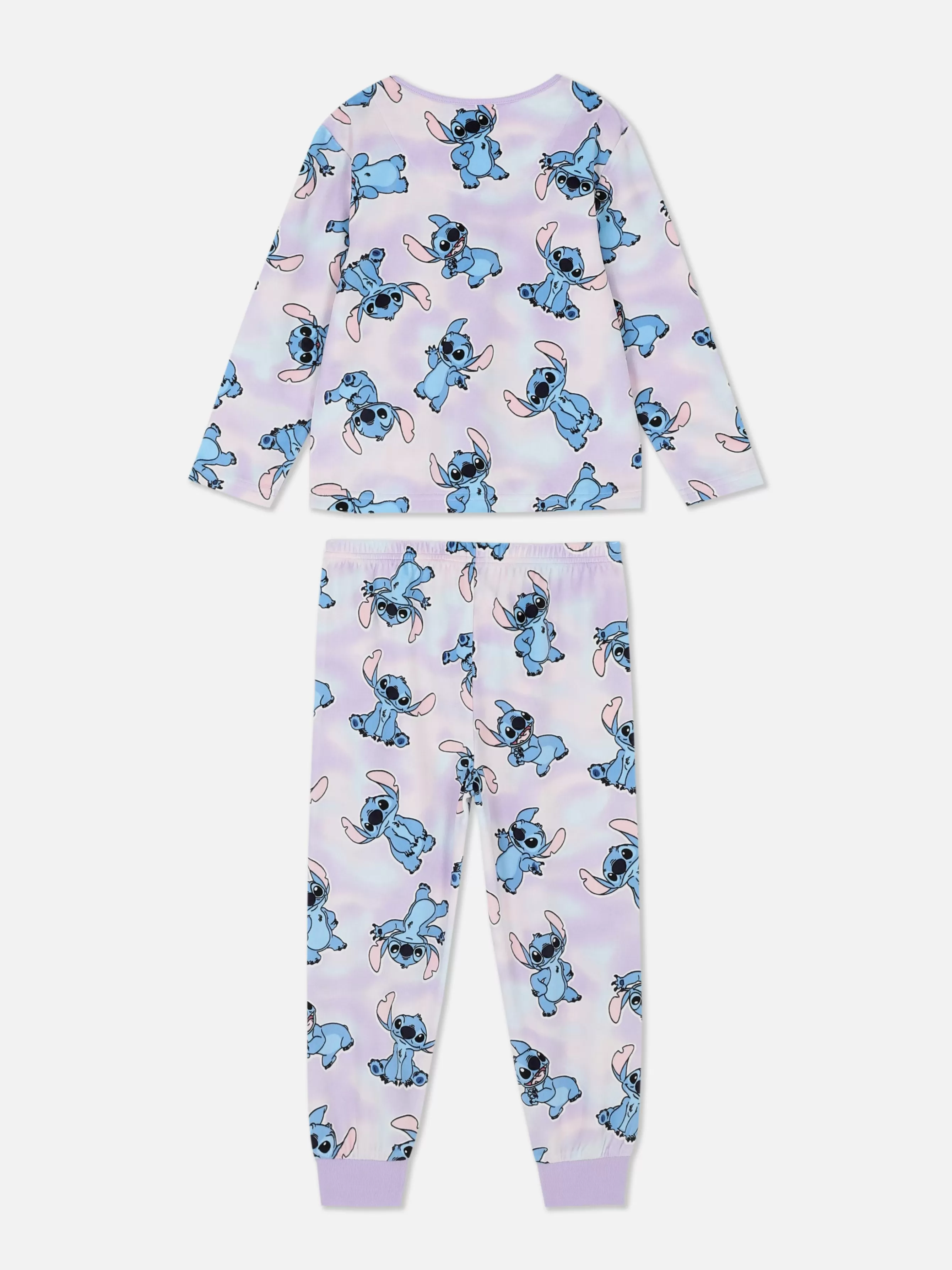 Outlet Primark Pyjama Long Confortable Disney Stitch Multicolore