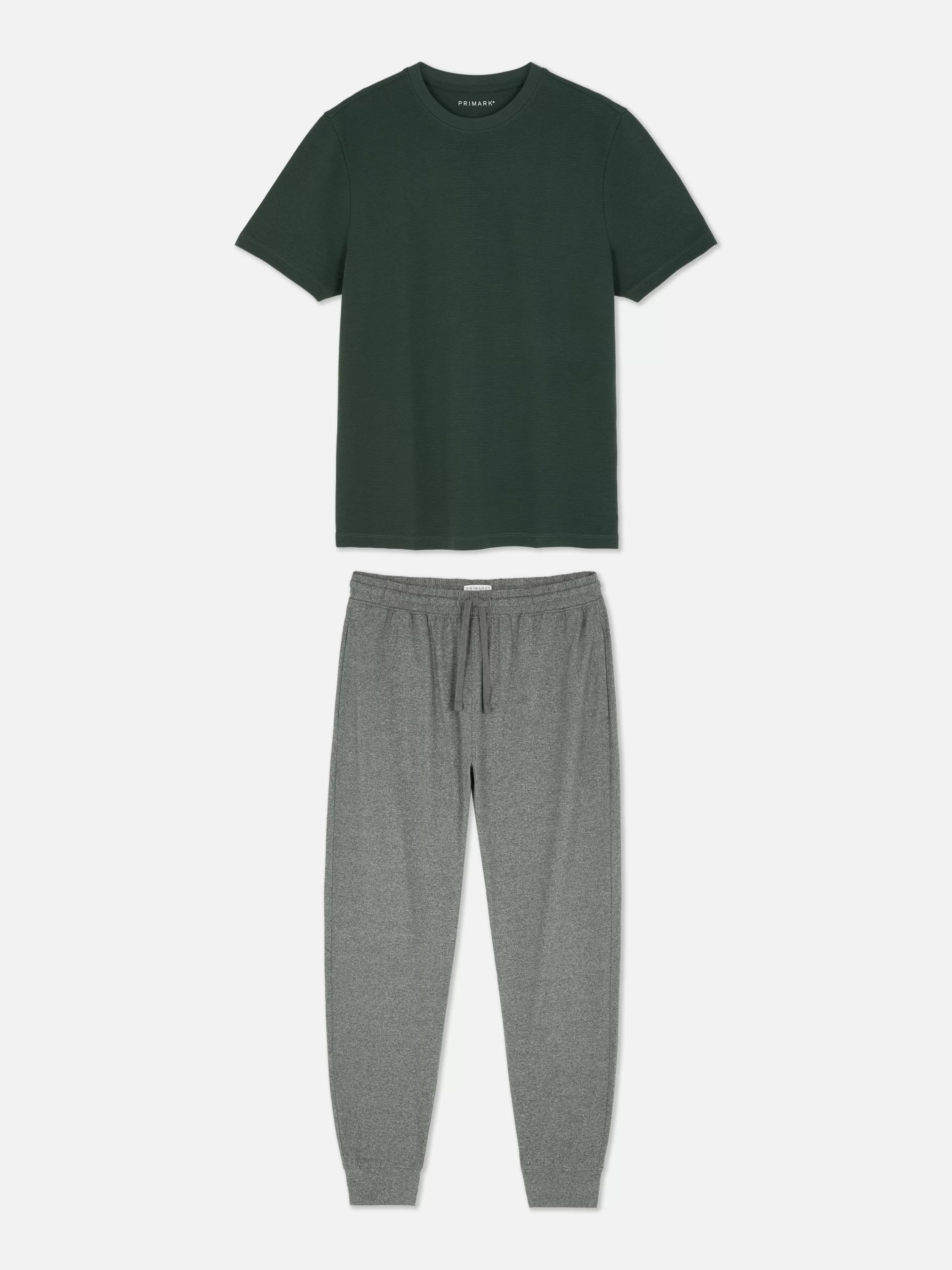 Outlet Primark Pyjama Long Texturé Vert